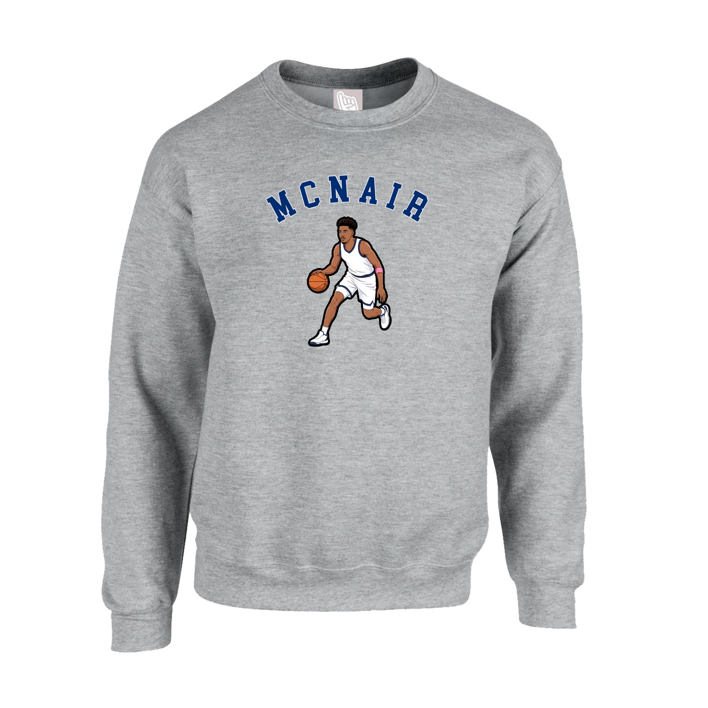 Fleece Crew — Shirsey Arch in Grey