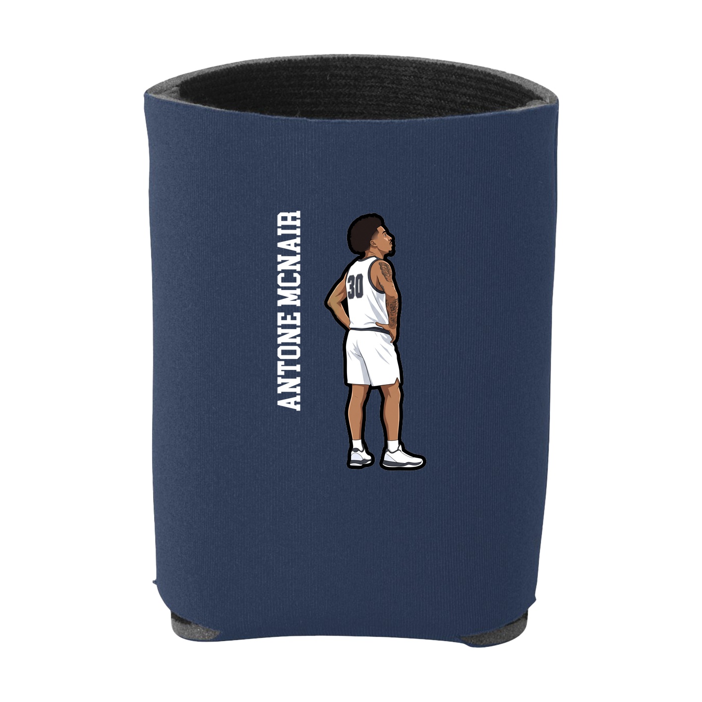 Can Holder — Name Vertical in Navy