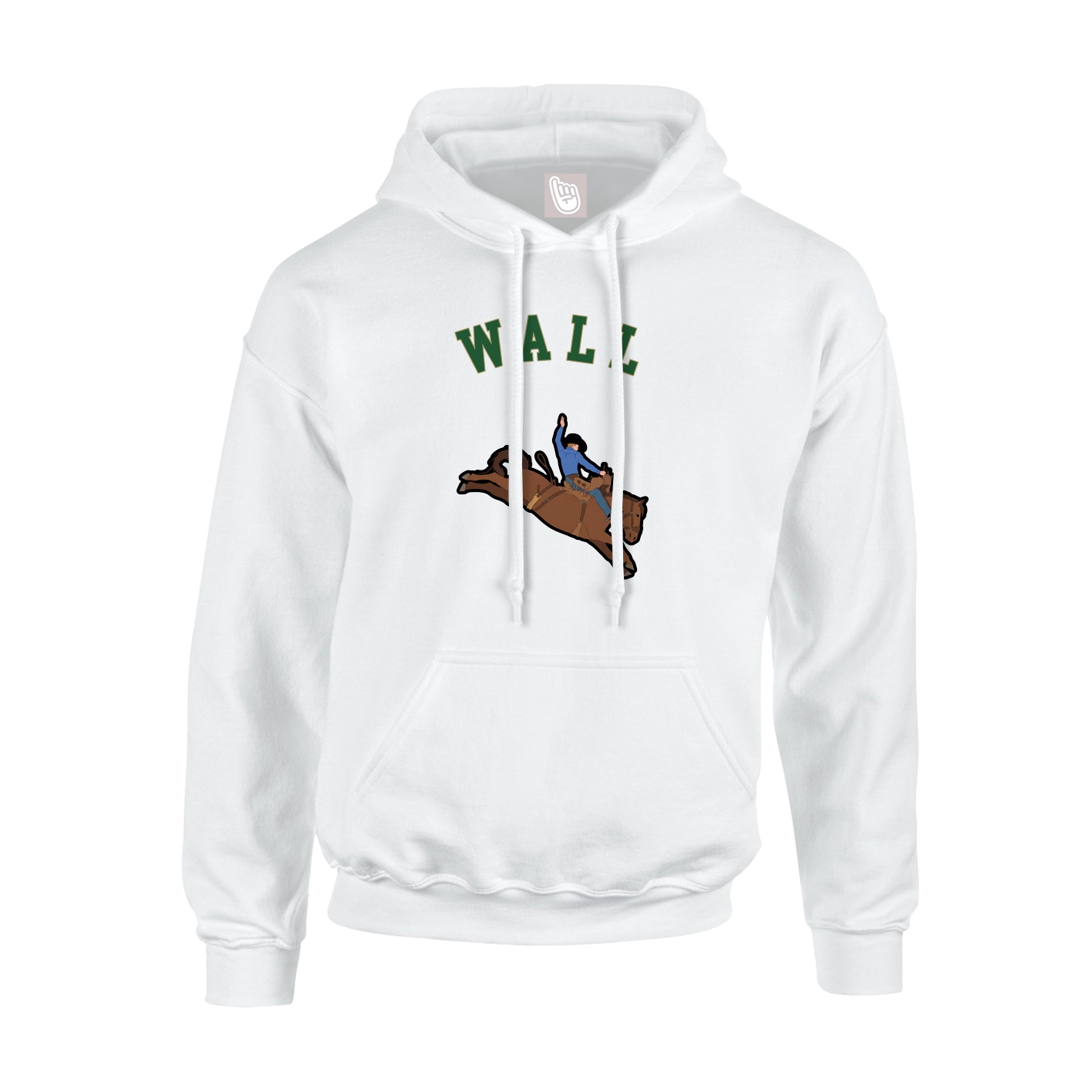 Youth Hoodie — Shirsey Arch in White
