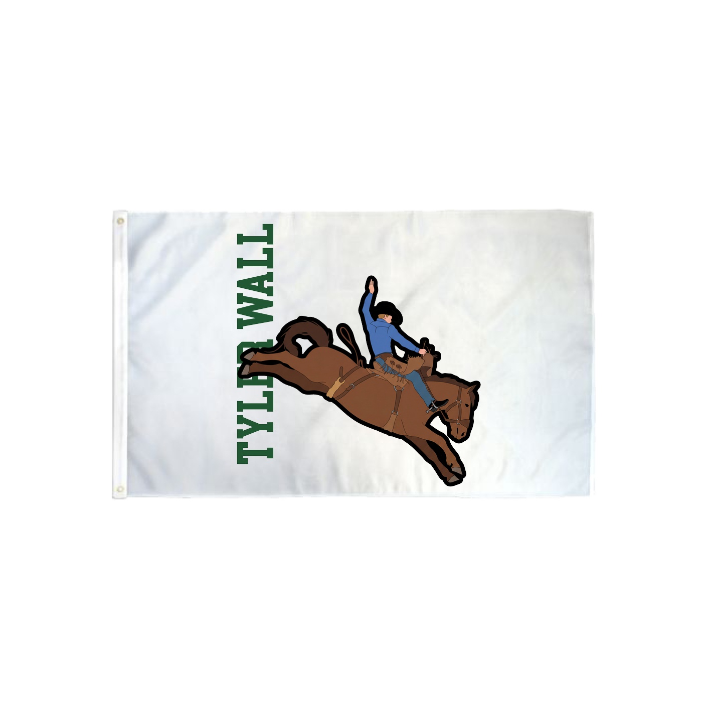 3x5 Flag — Name Vertical in Classic