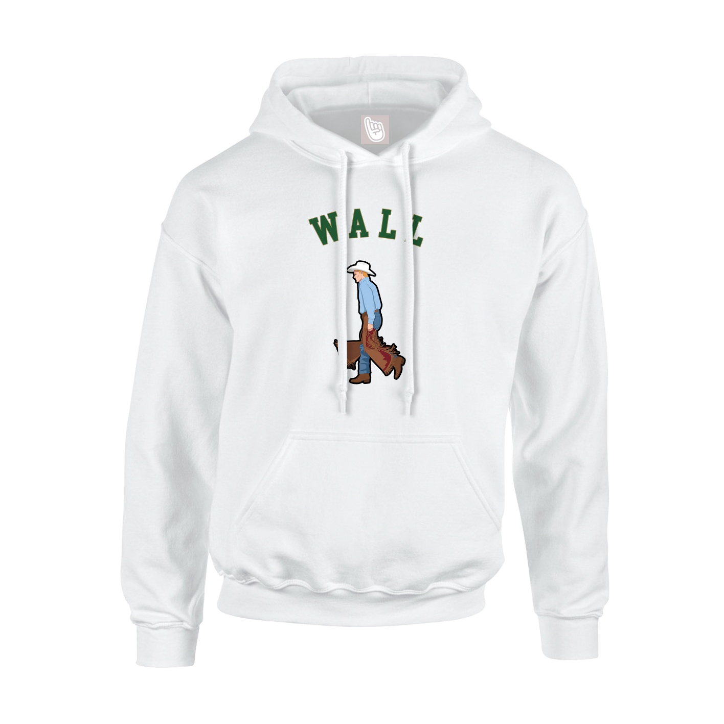 Hoodie — Shirsey Arch in White
