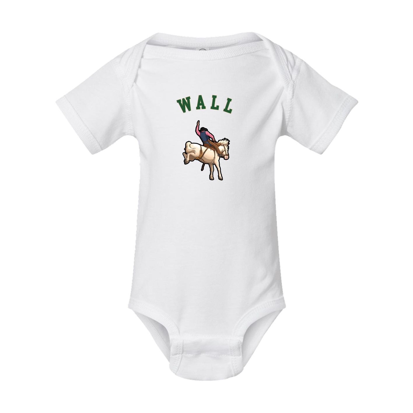 Baby Onesie — Shirsey Arch in White