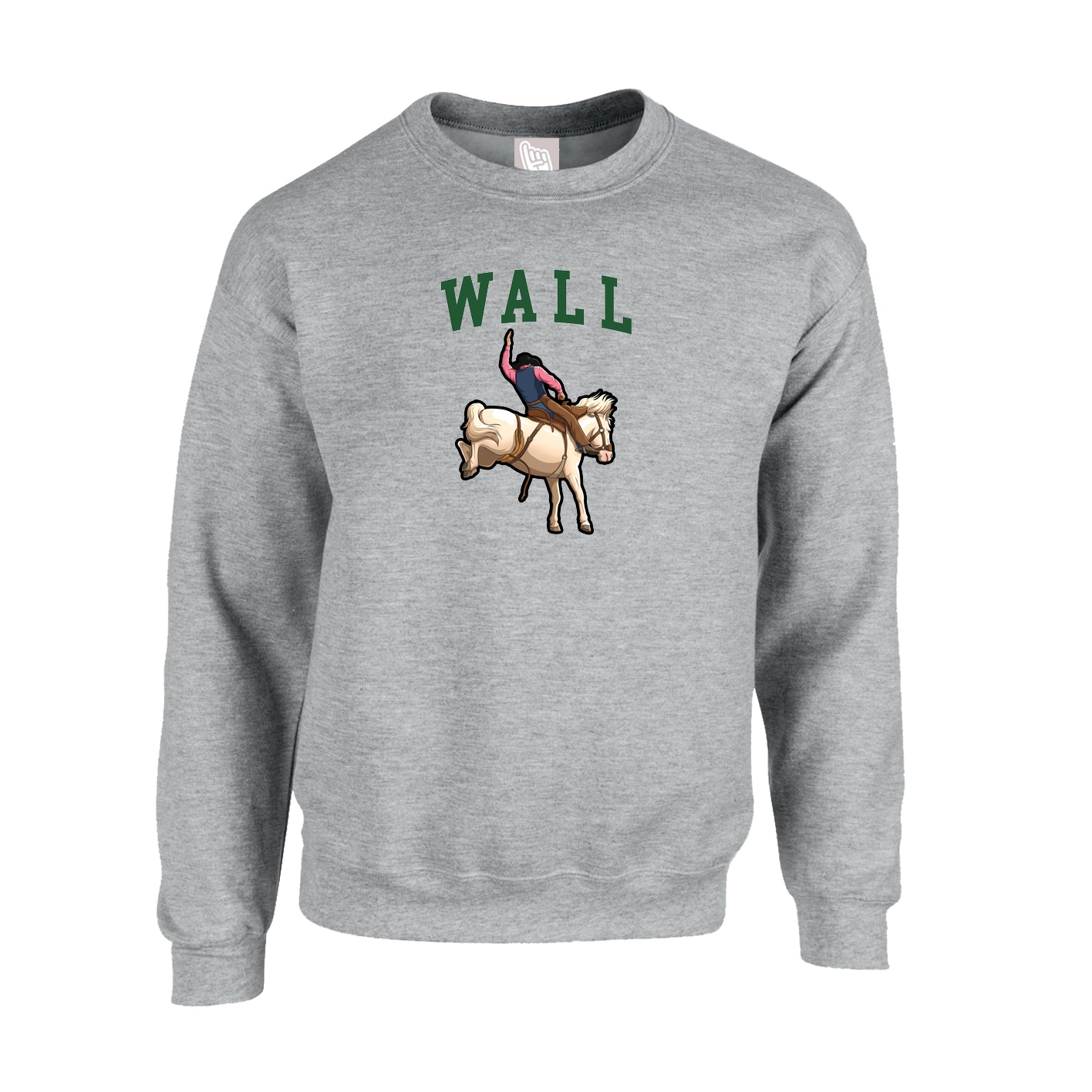 Fleece Crew — Shirsey in Grey
