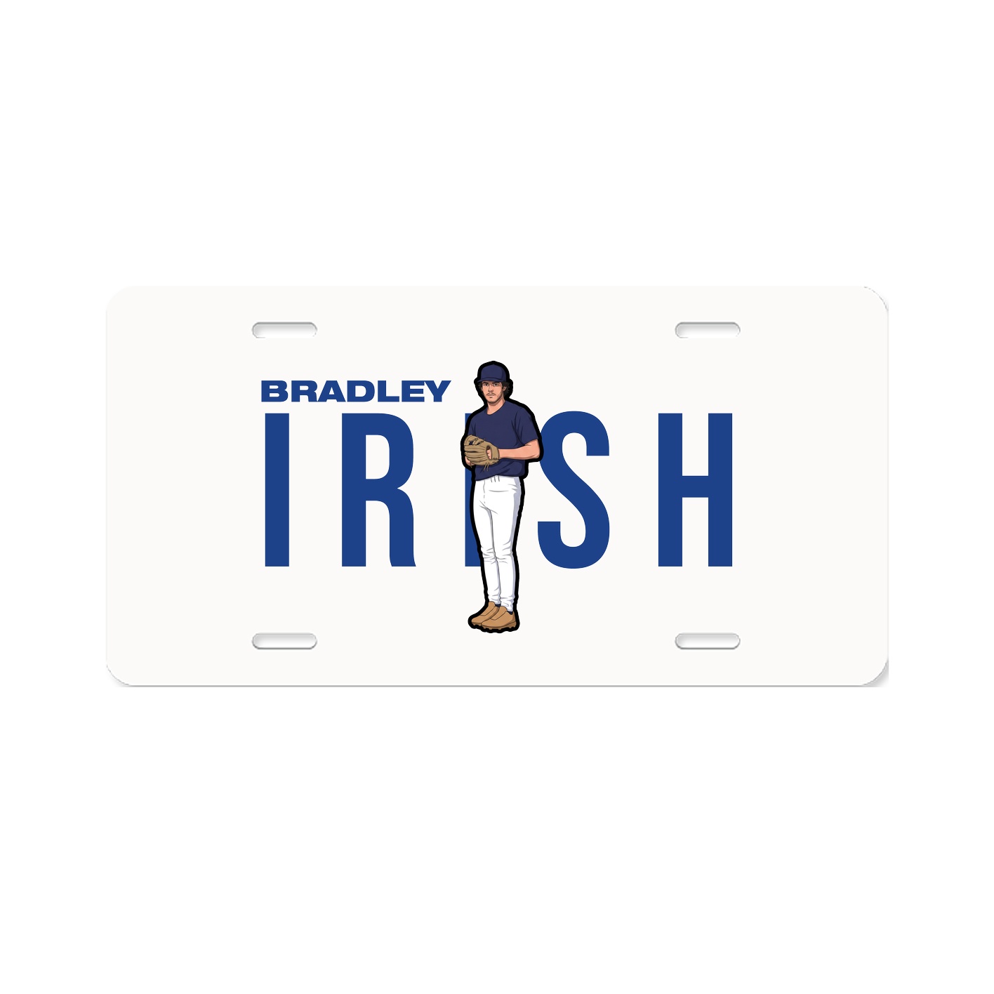 License Plate — Player Name in Classic