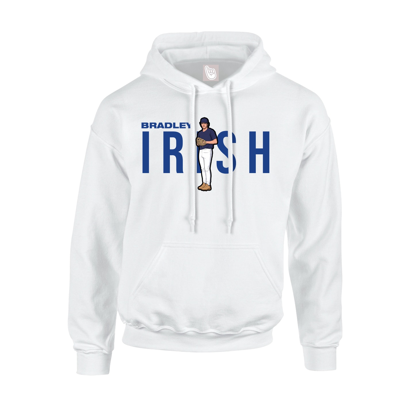 Youth Hoodie — Player Name in White