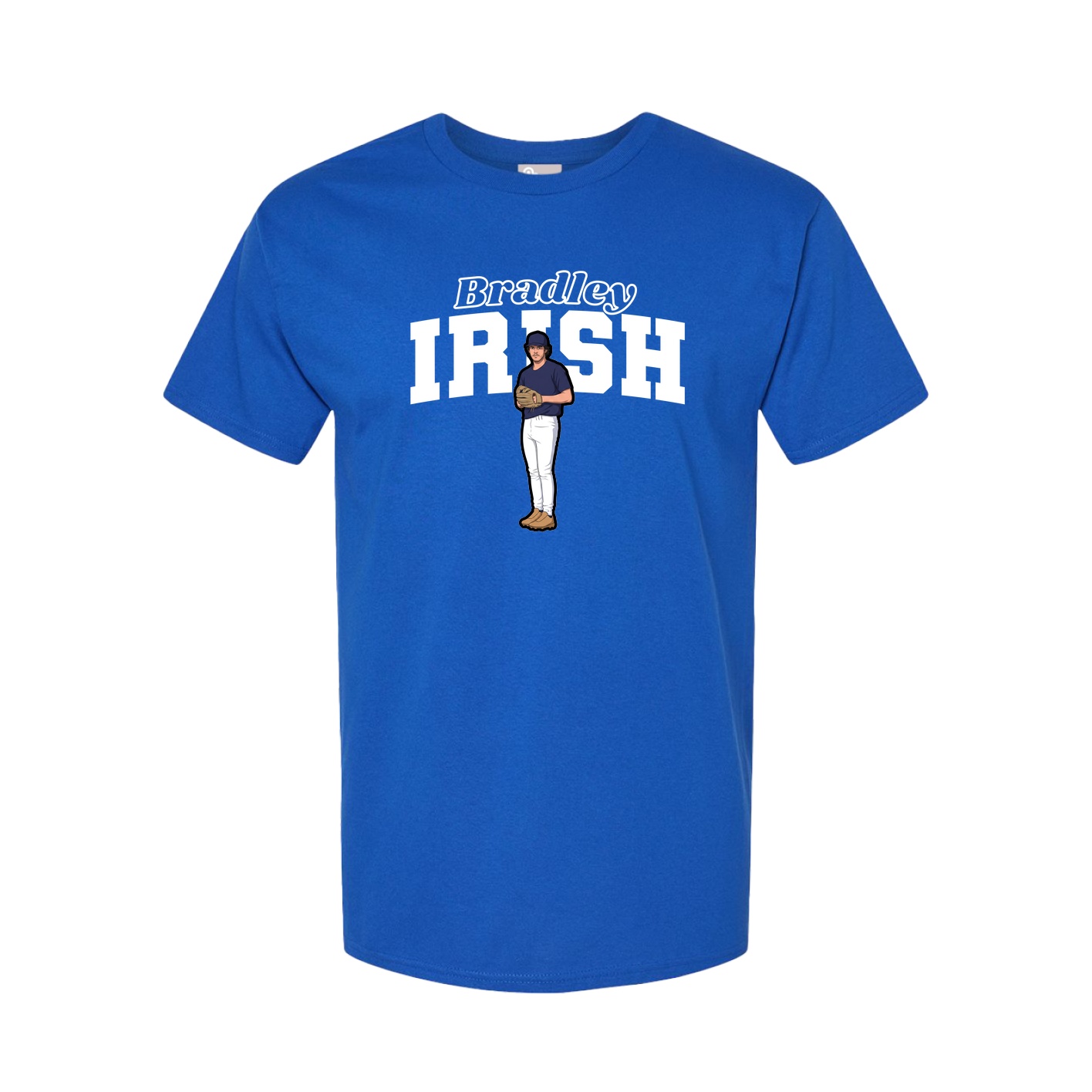 Youth Tee — Name Arch in Royal
