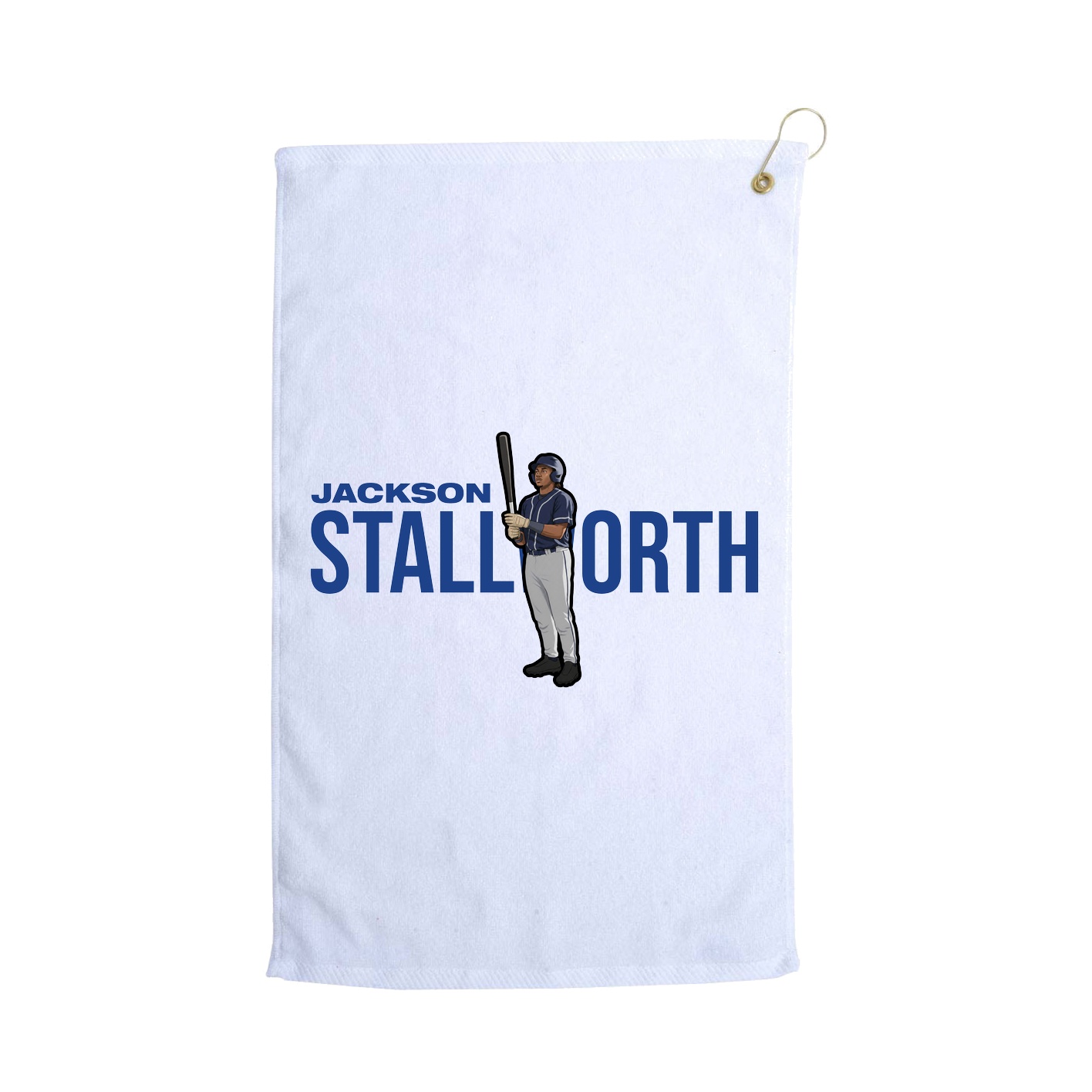 Golf Towel — Player Name in White