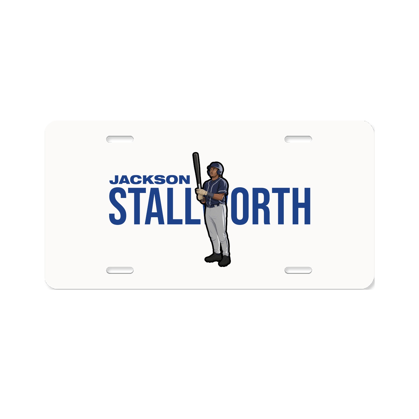License Plate — Player Name in Classic