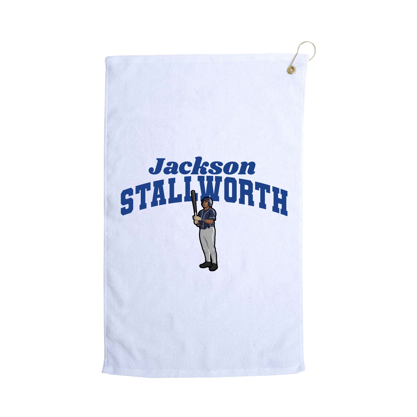 Golf Towel — Signature Arch in White