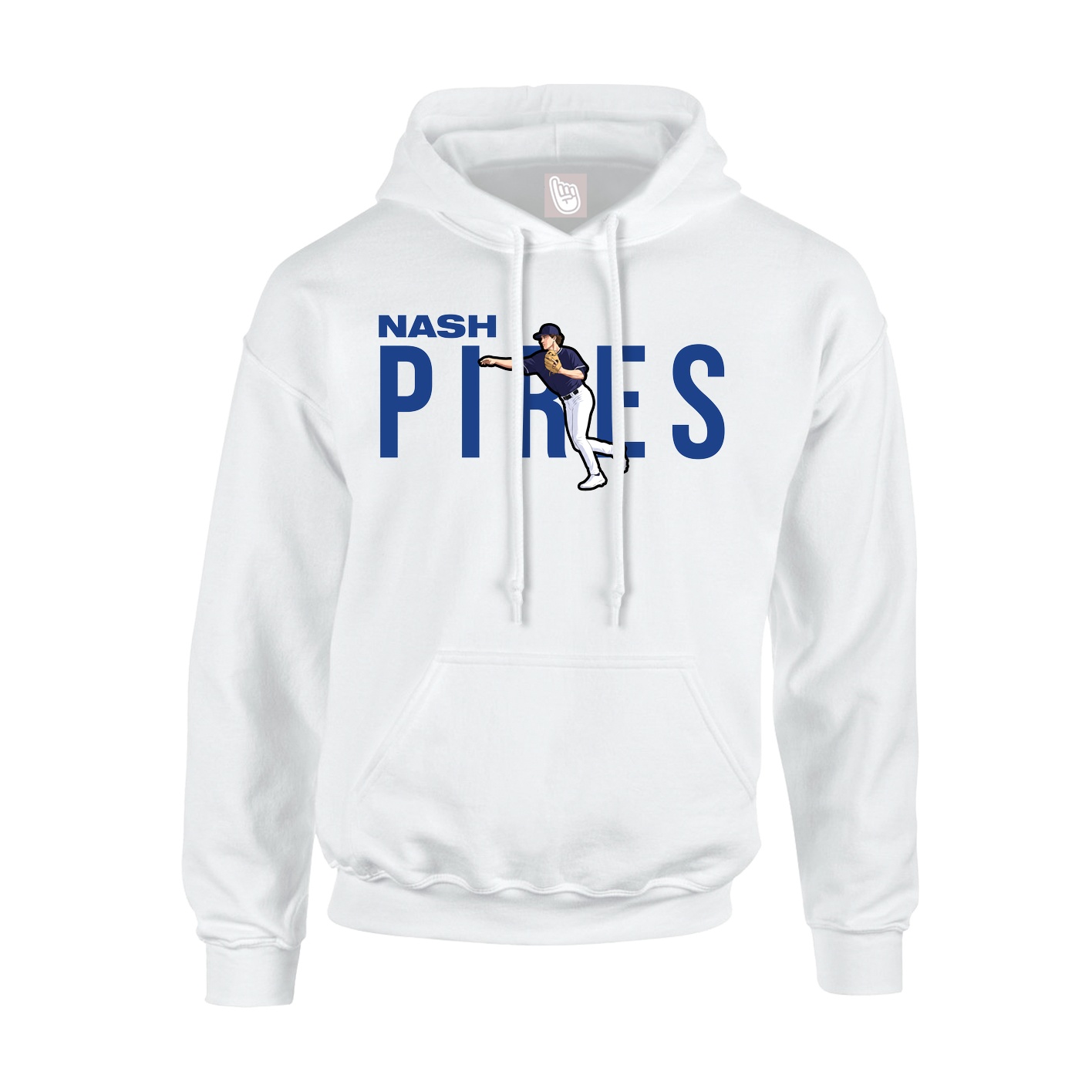 Youth Hoodie — Player Name in White