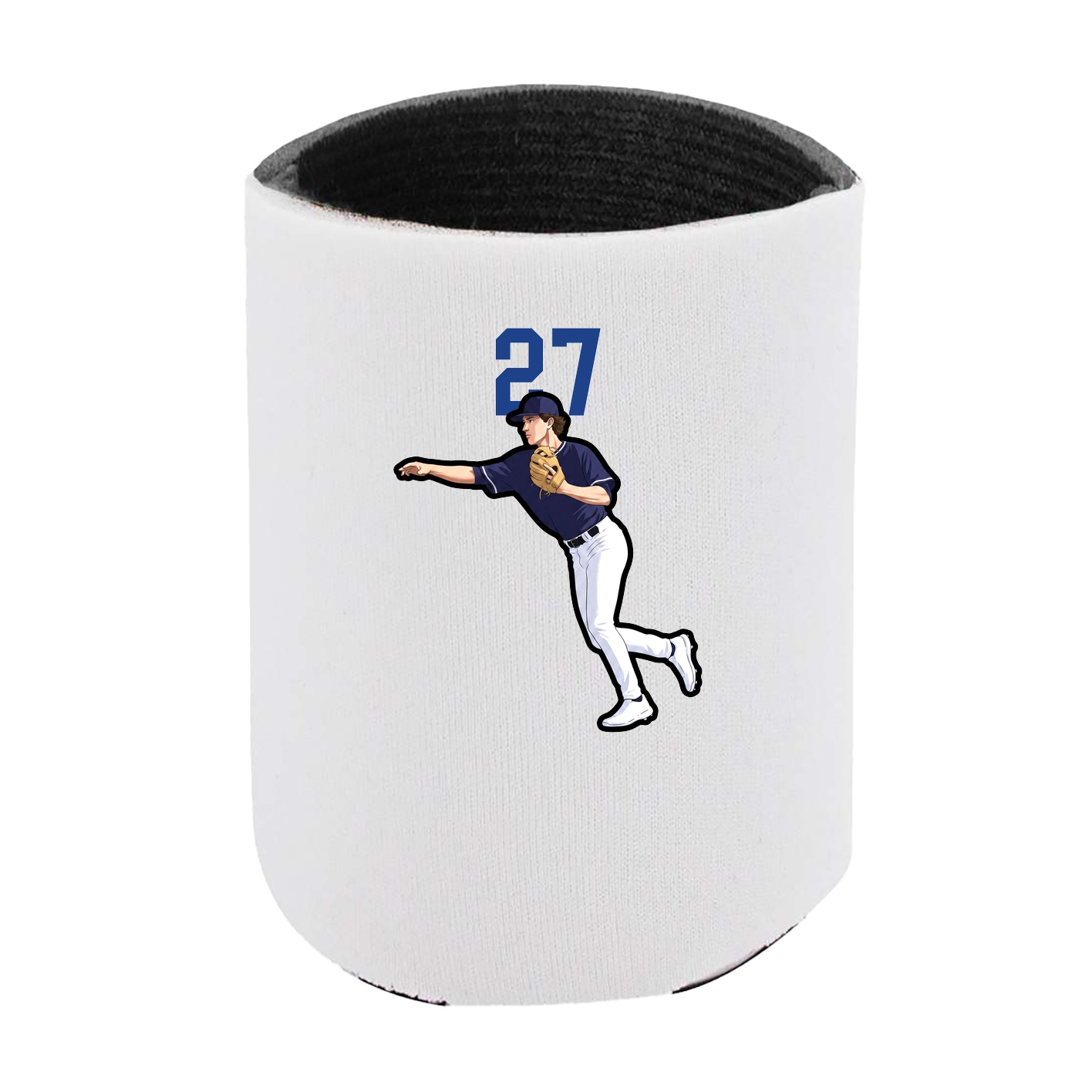 Can Holder — Number Top in White