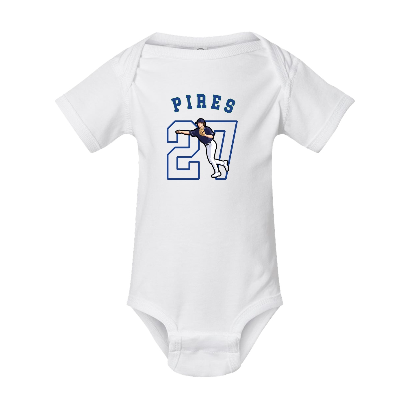 Baby Onesie — Shirsey Arch in White
