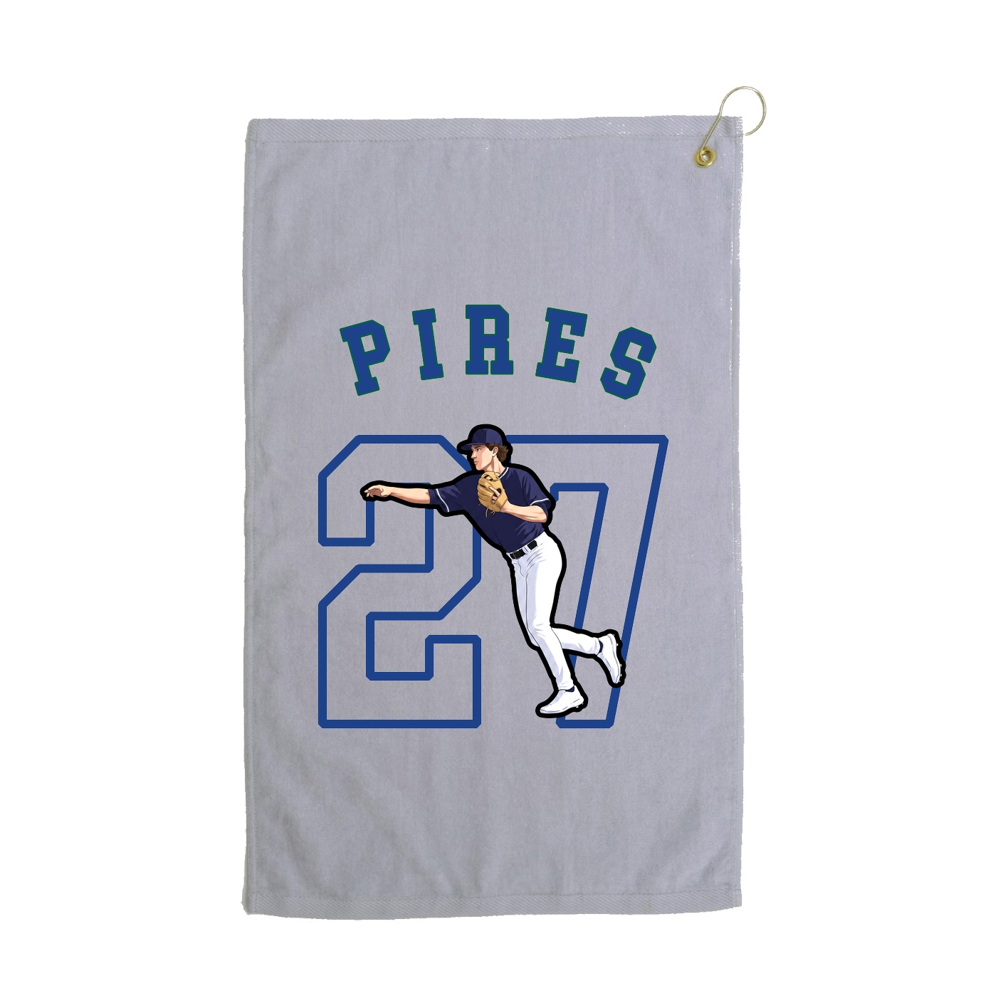 Golf Towel — Shirsey Arch in Grey