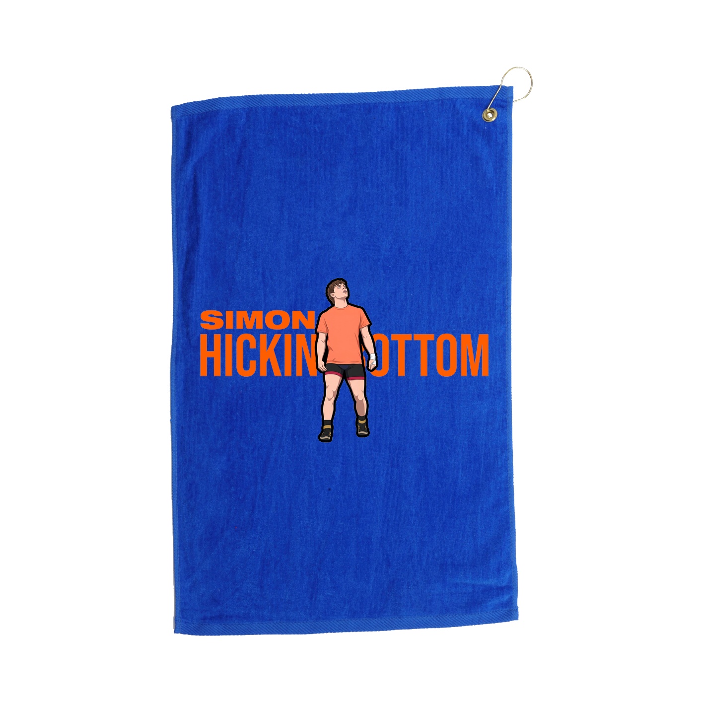 Golf Towel — Player Name in Royal