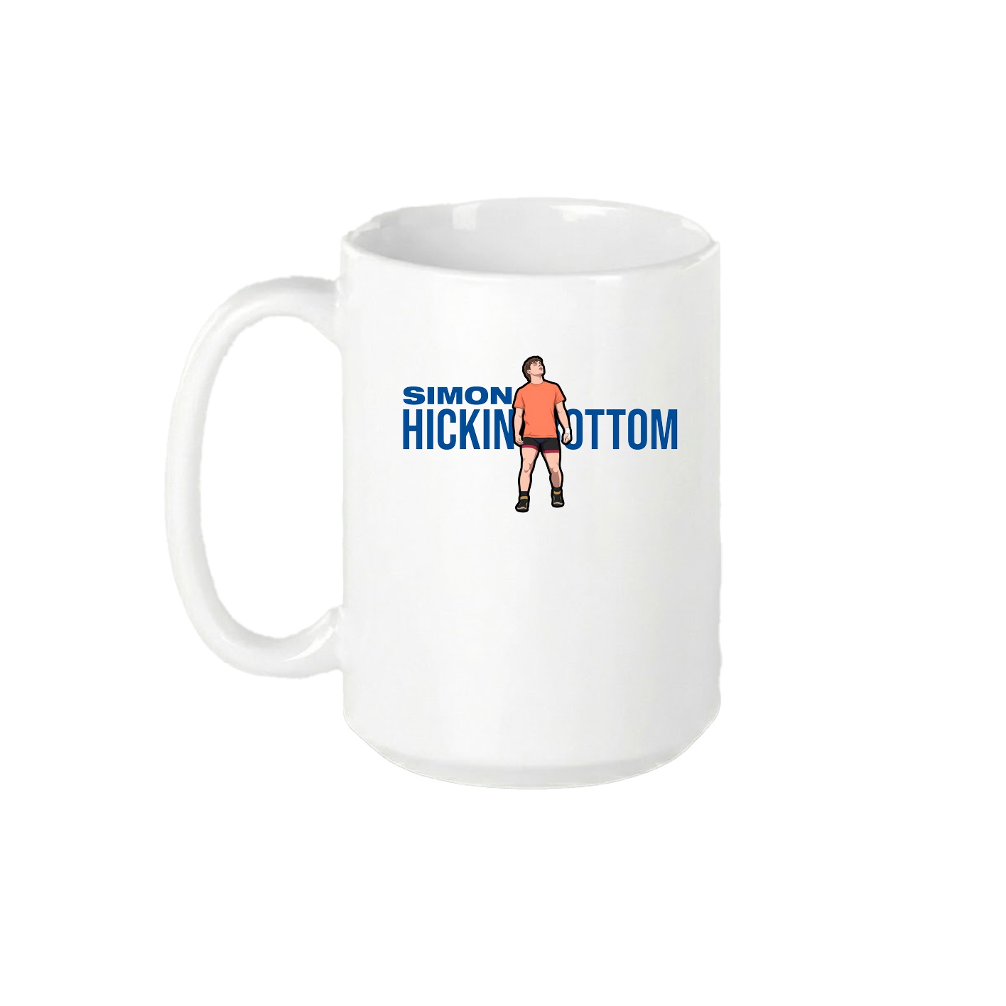 15oz Coffee Mug — Player Name in White