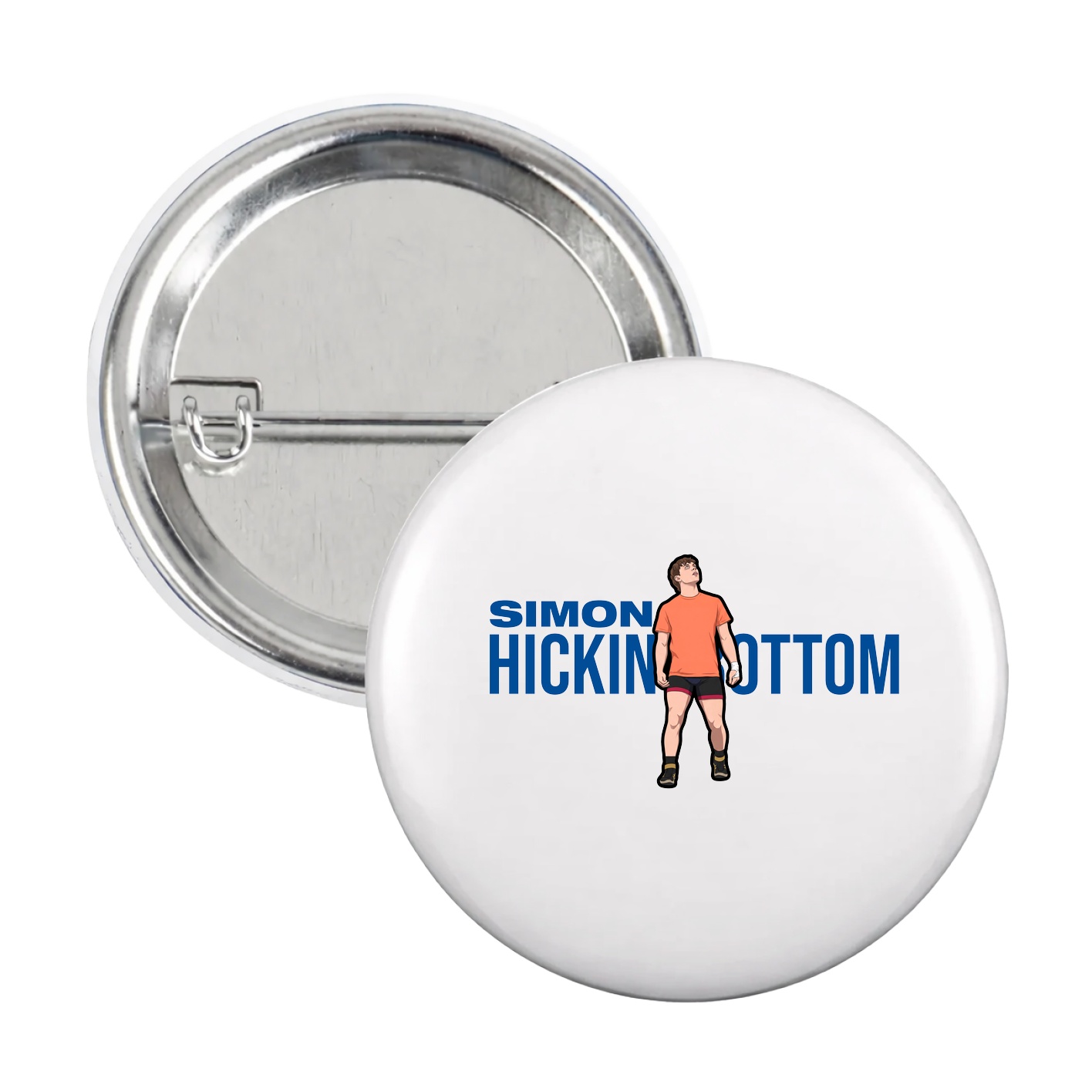 Game Day Button — Player Name in White