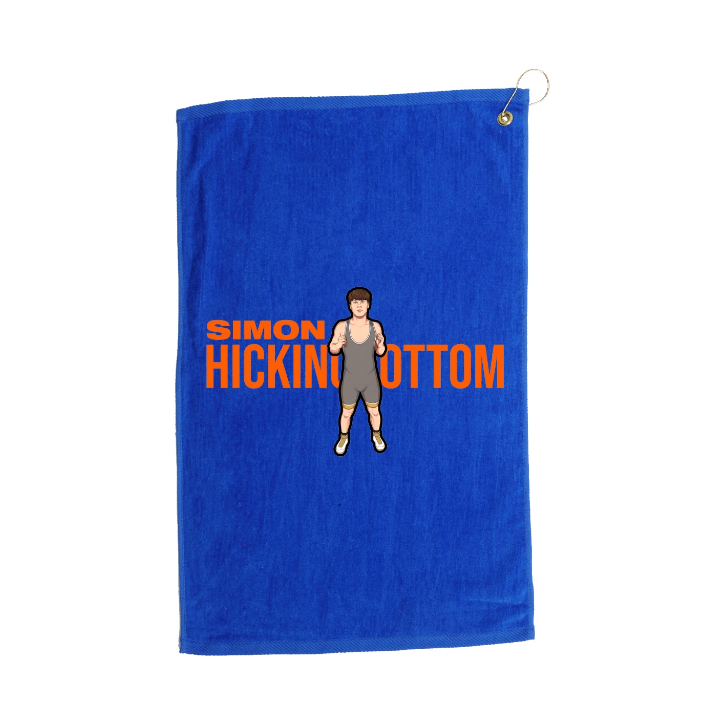 Golf Towel — Player Name in Royal