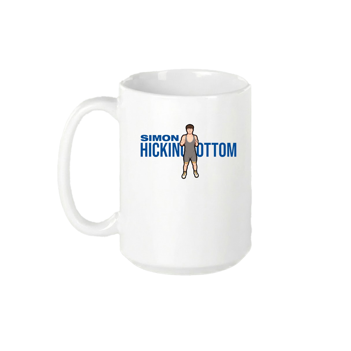 15oz Coffee Mug — Player Name in White