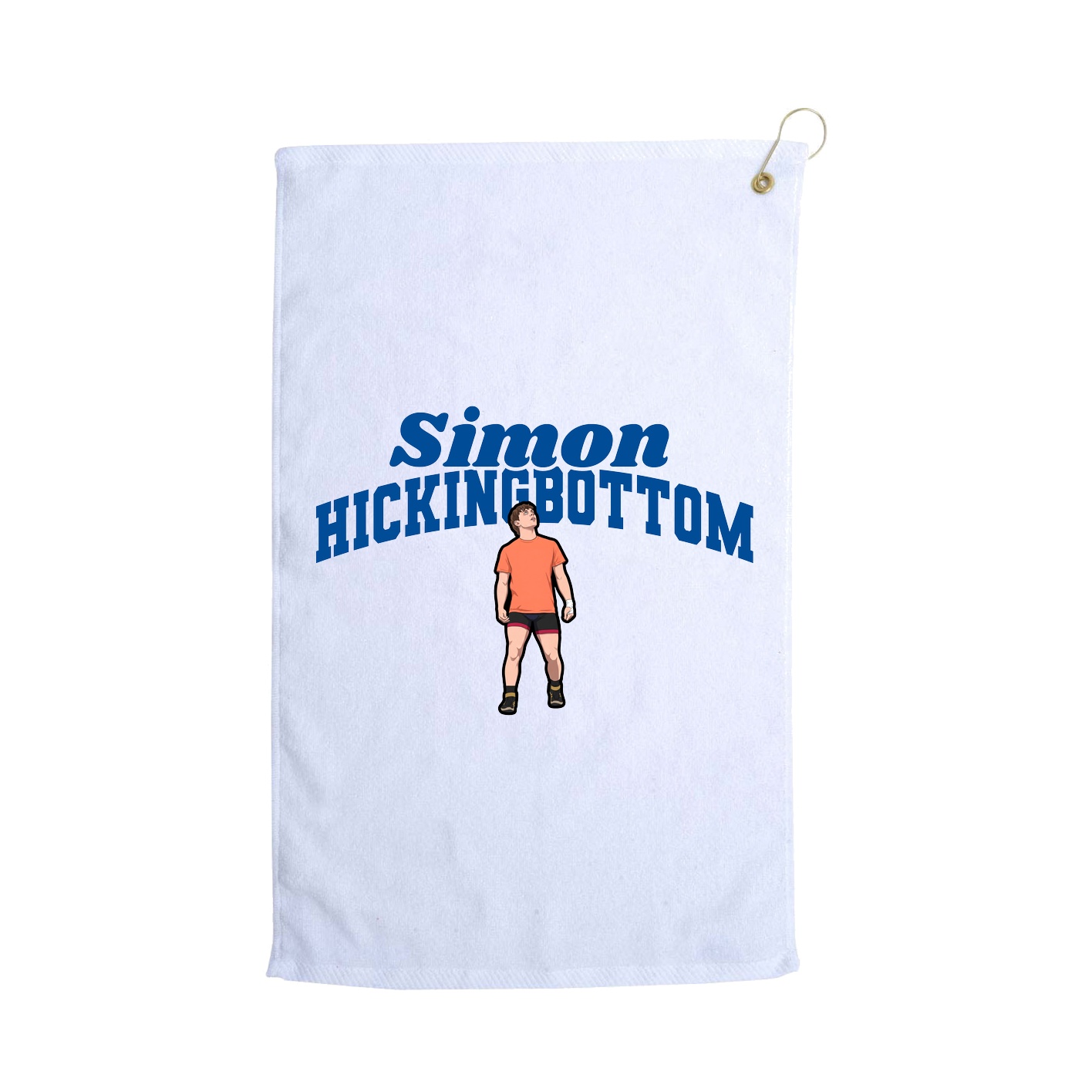Golf Towel — Signature Arch in White