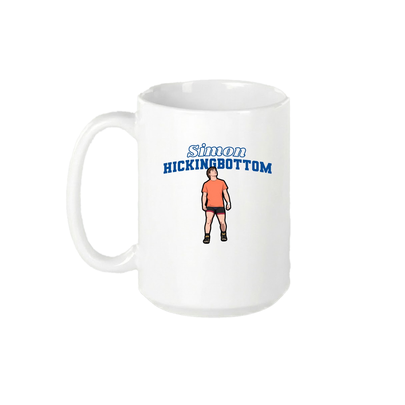 15oz Coffee Mug — Name Arch in White