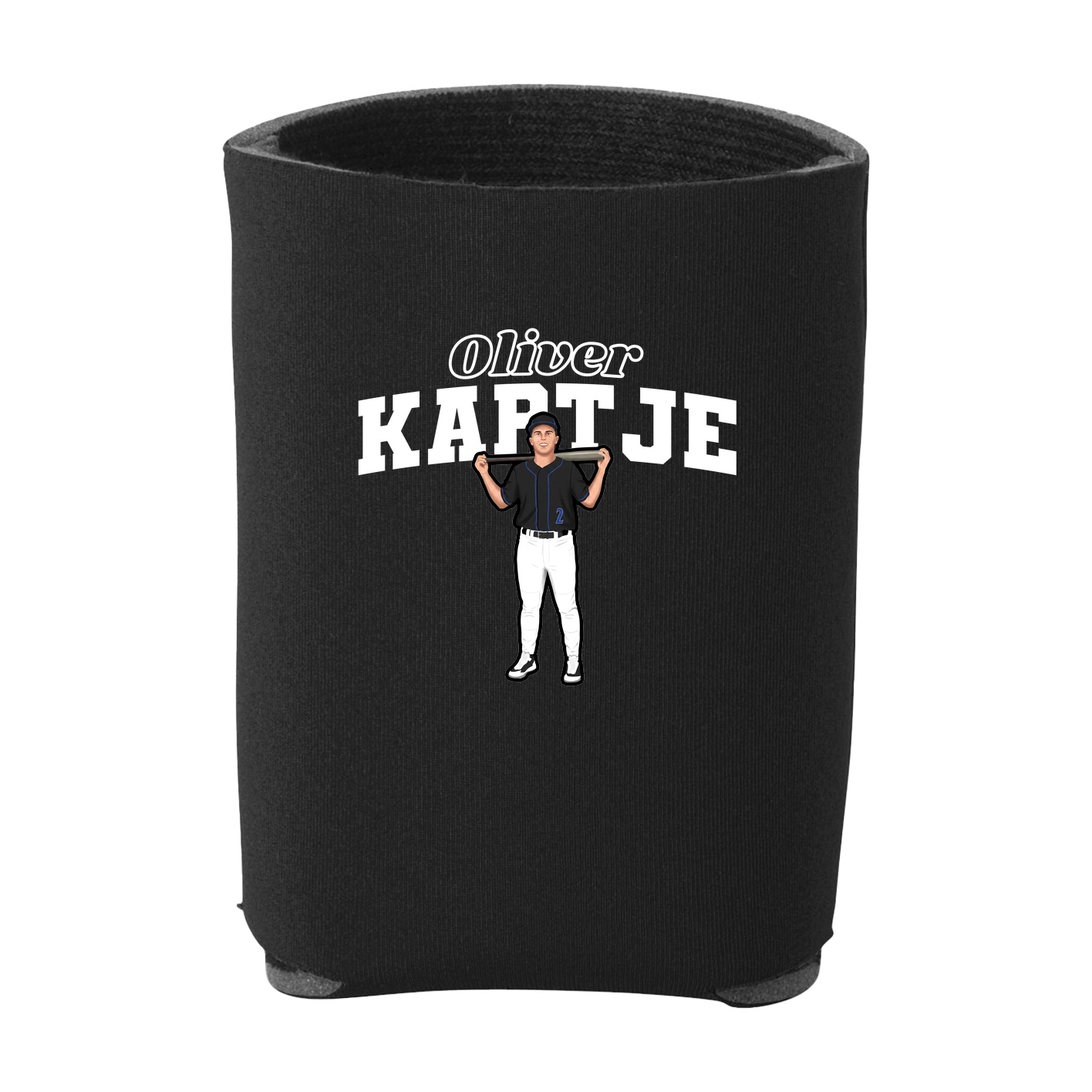 Can Holder — Name Arch in Black