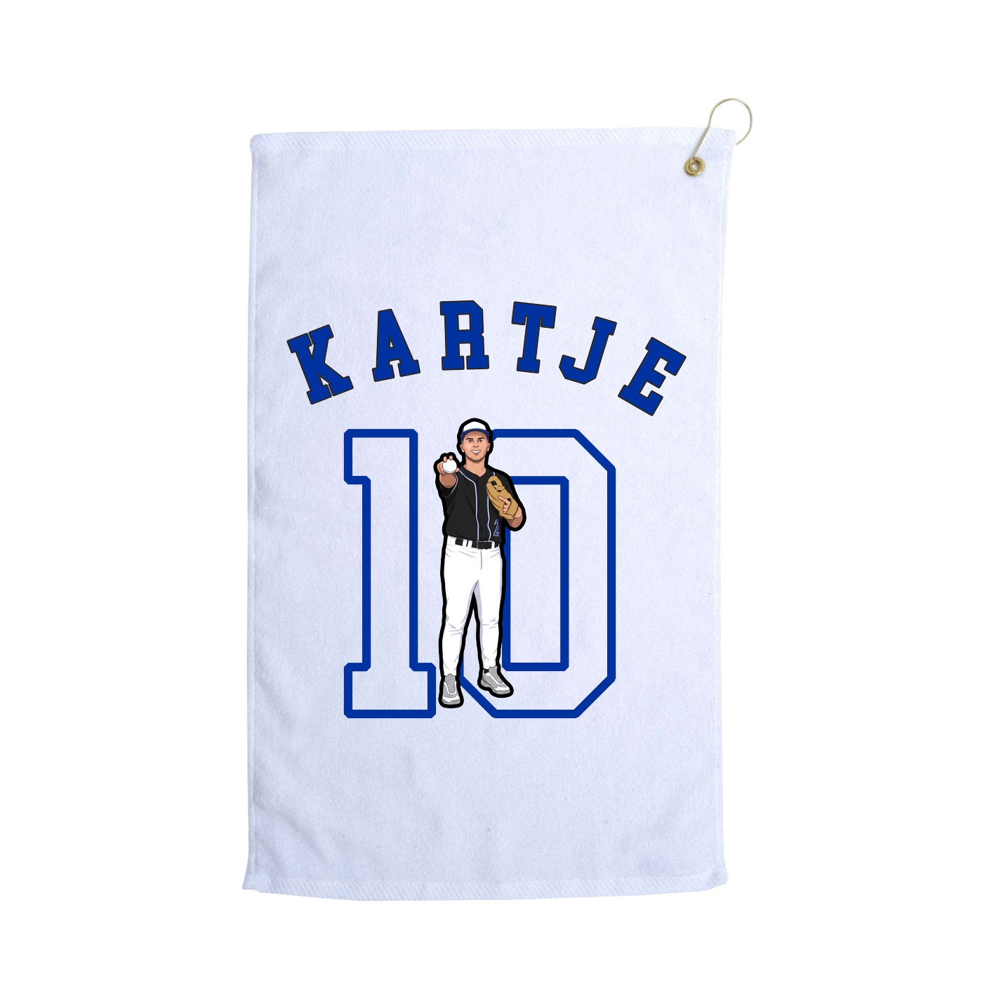 Golf Towel — Shirsey Arch in White