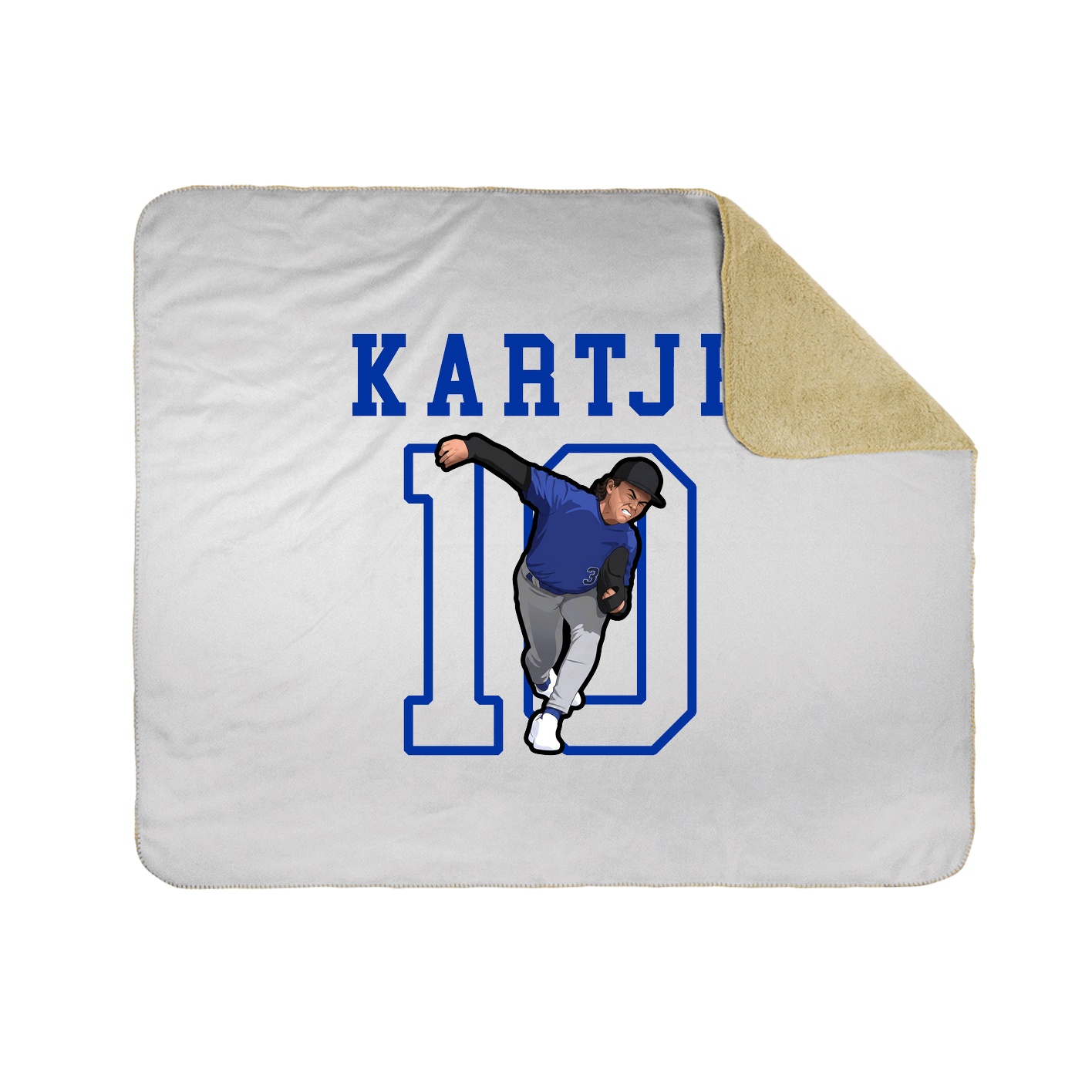 Throw Blanket — Shirsey in White