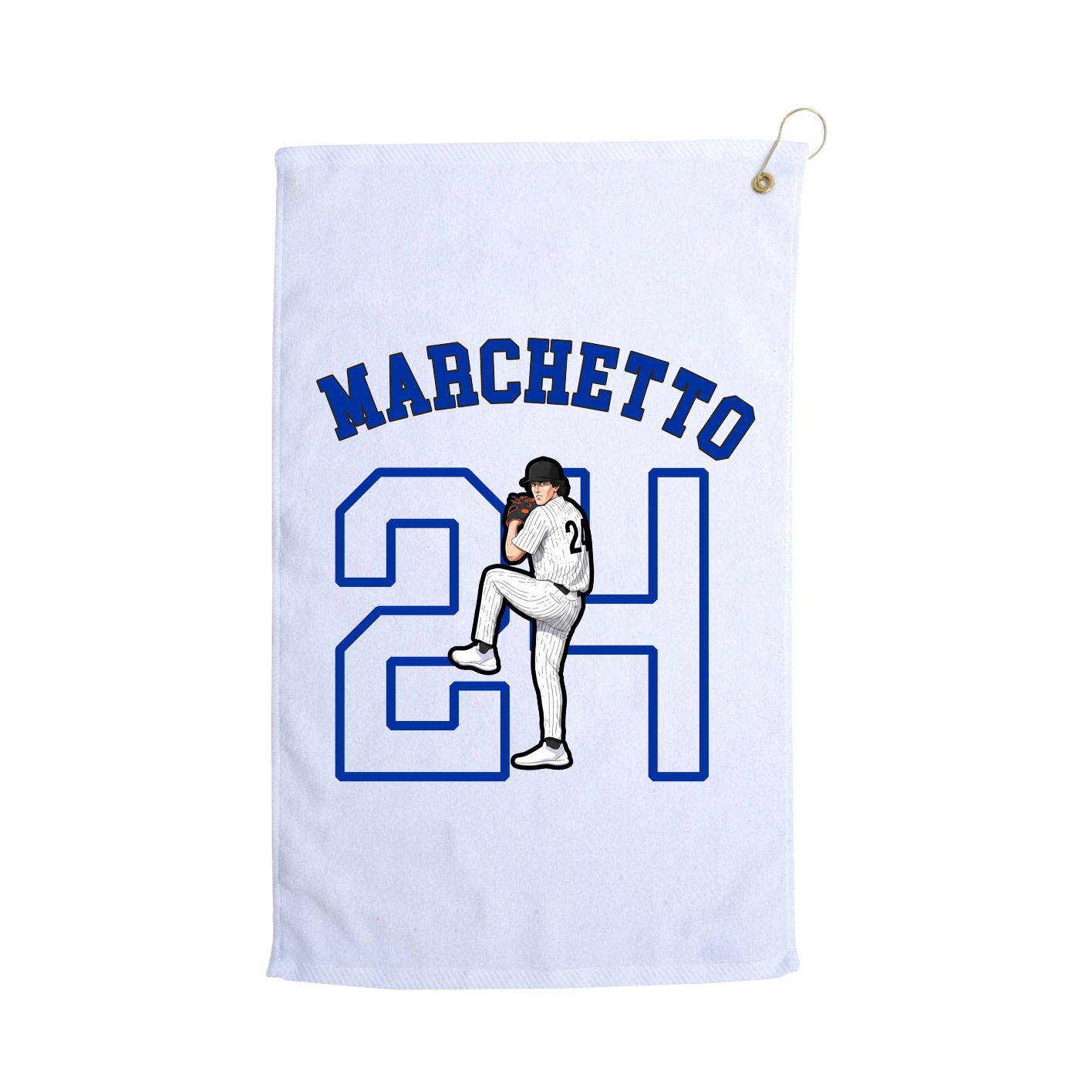 Golf Towel — Shirsey Arch in White