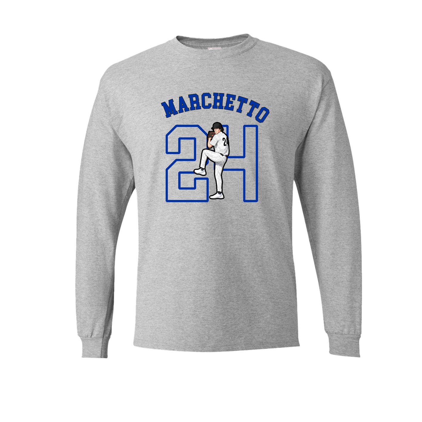 Long Sleeve Tee — Shirsey Arch in Grey