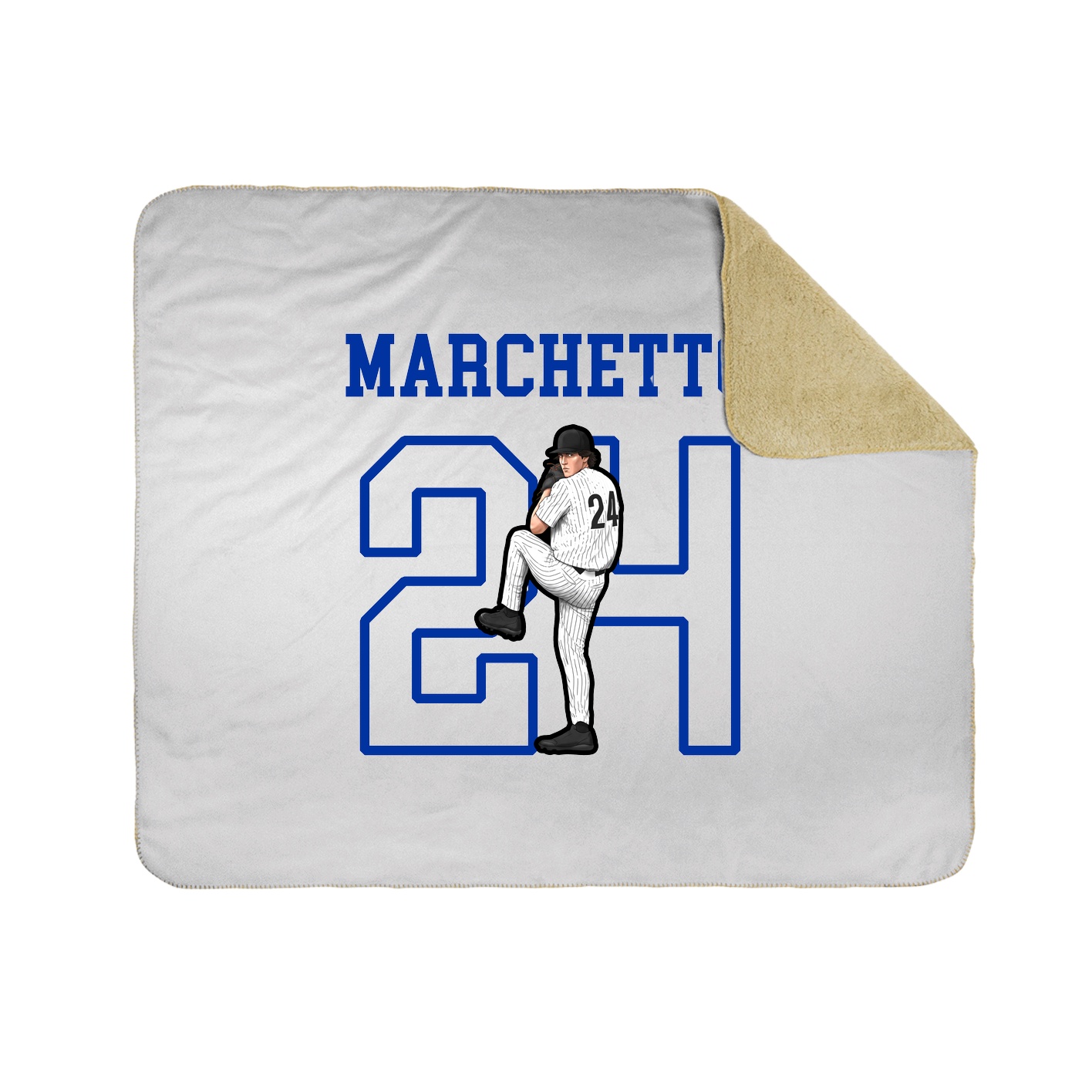 Throw Blanket — Shirsey in White