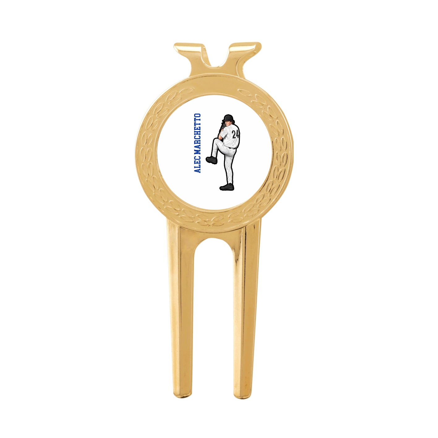 Divot Tool with Ball Marker — Name Vertical in Classic