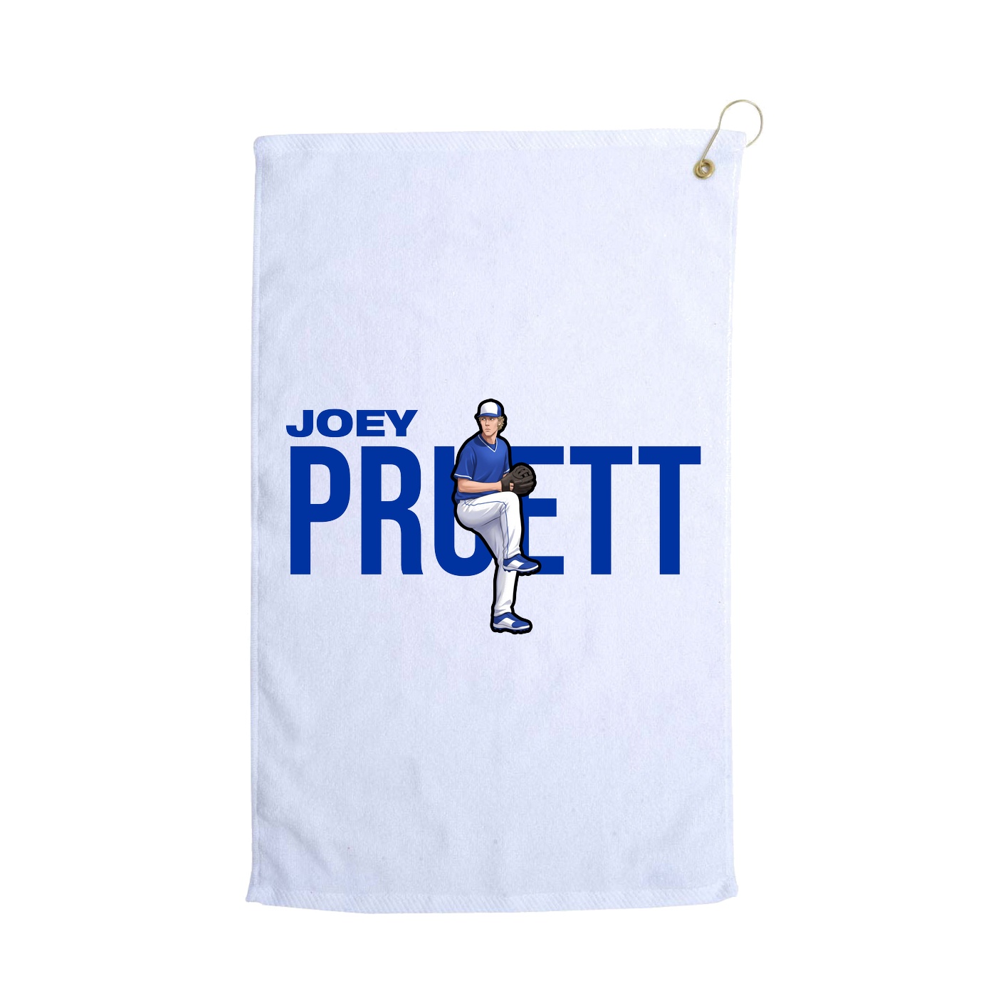 Golf Towel — Player Name in White