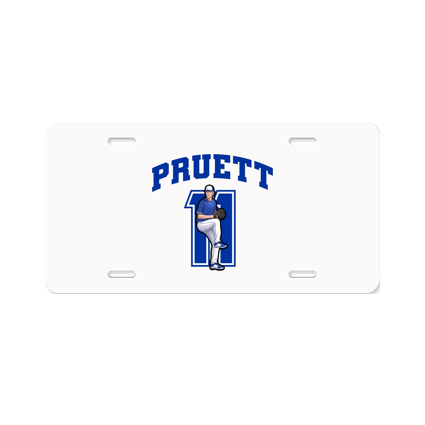 License Plate — Number in Classic