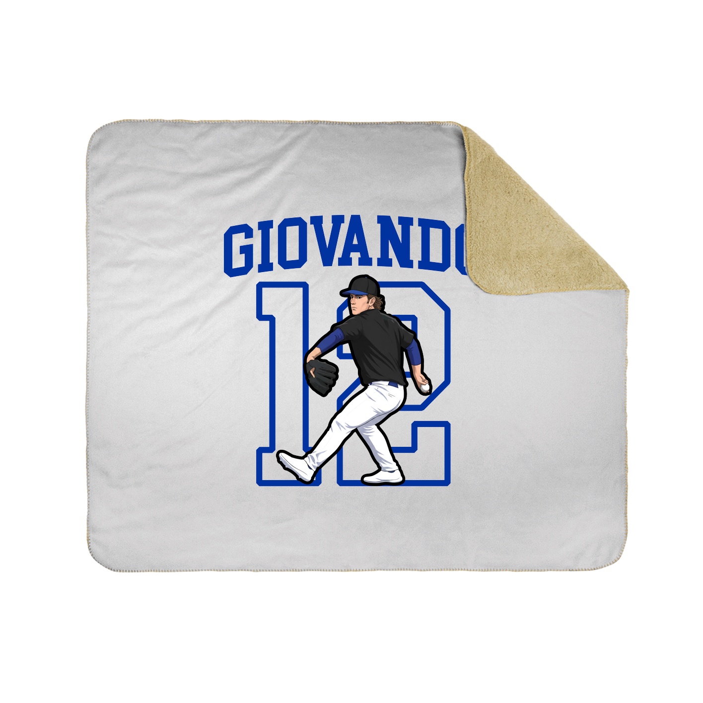 Throw Blanket — Shirsey in White
