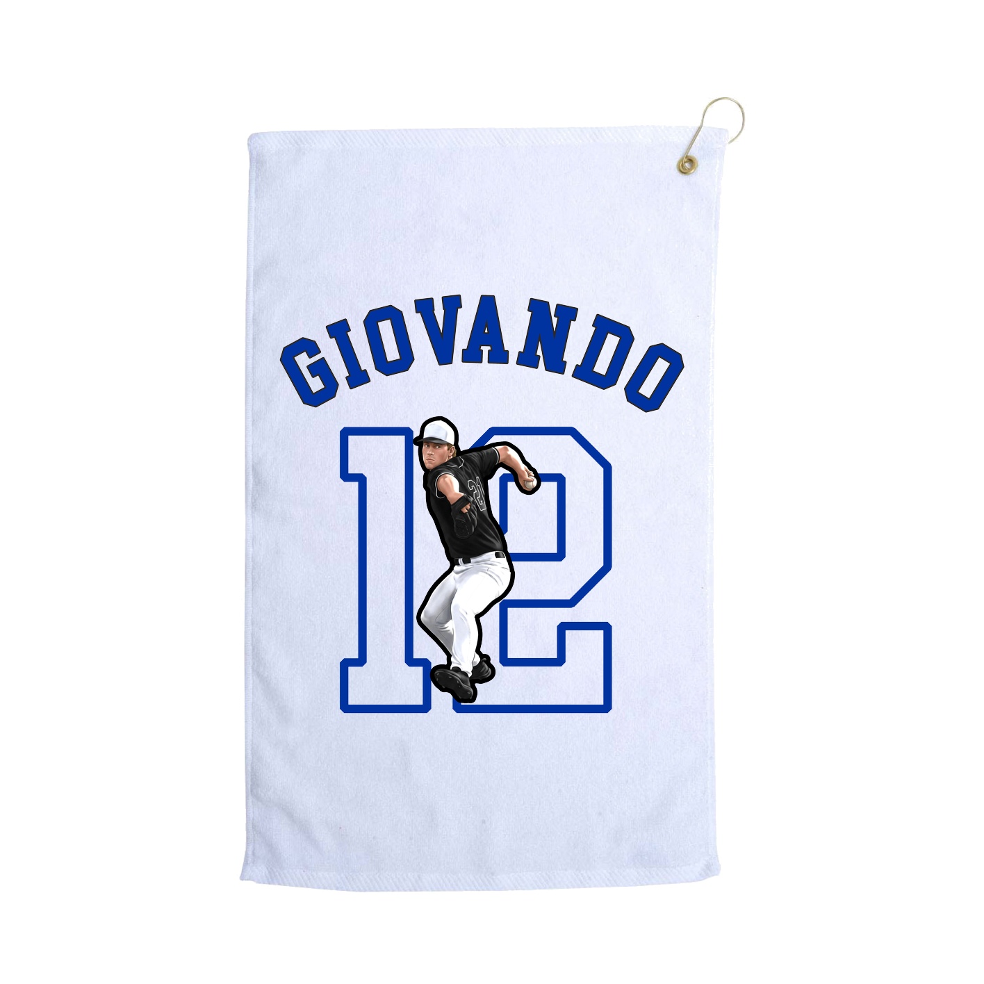 Golf Towel — Shirsey Arch in White