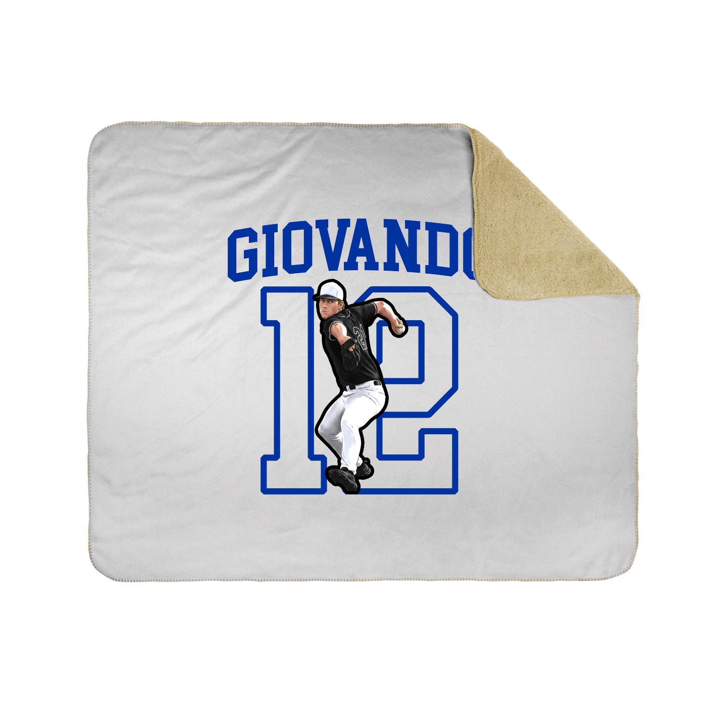 50x60 Sherpa Lined Throw Blanket