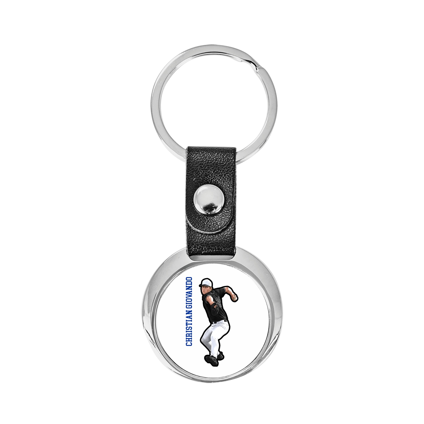 Key Chain — Name Vertical in Classic