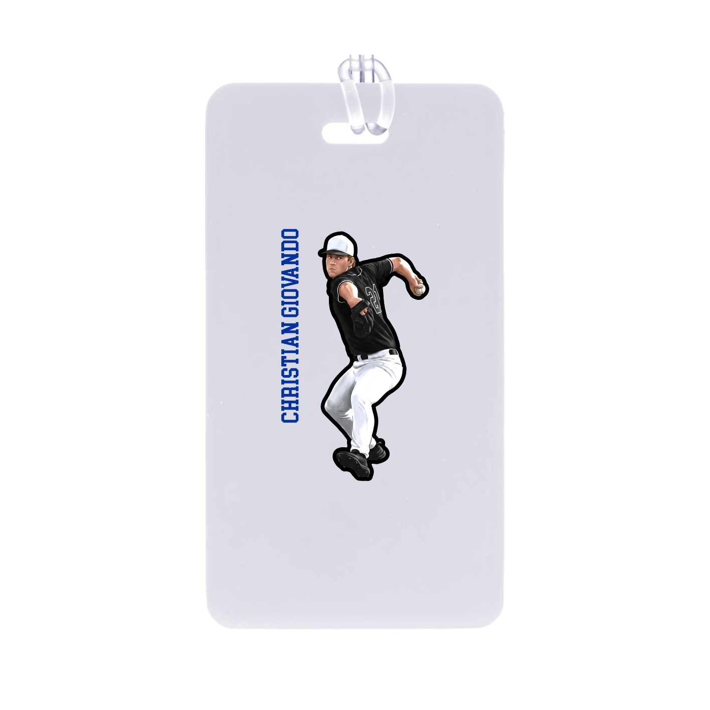 Bag Tag — Name Vertical in Classic
