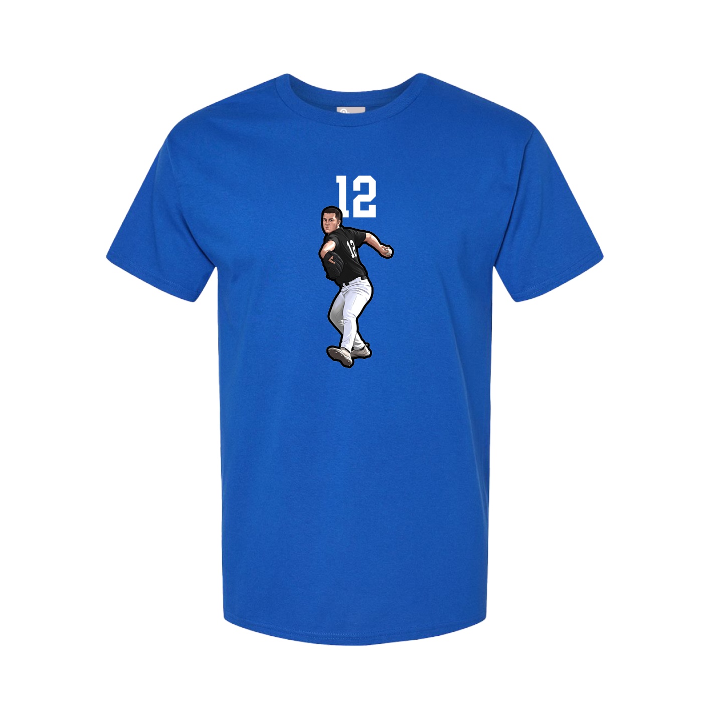 Tee — Number Top in Royal