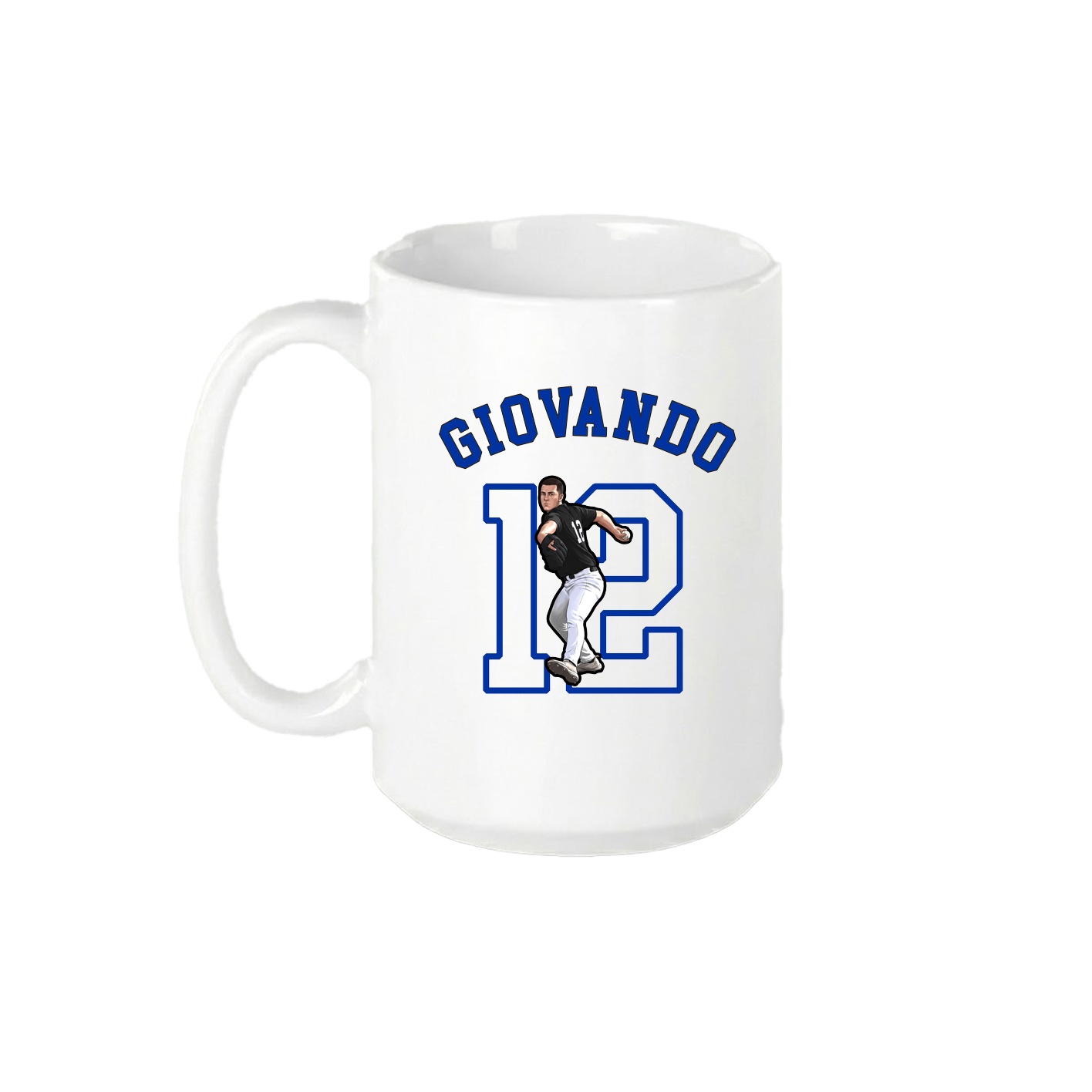 15oz Coffee Mug — Shirsey Arch in White