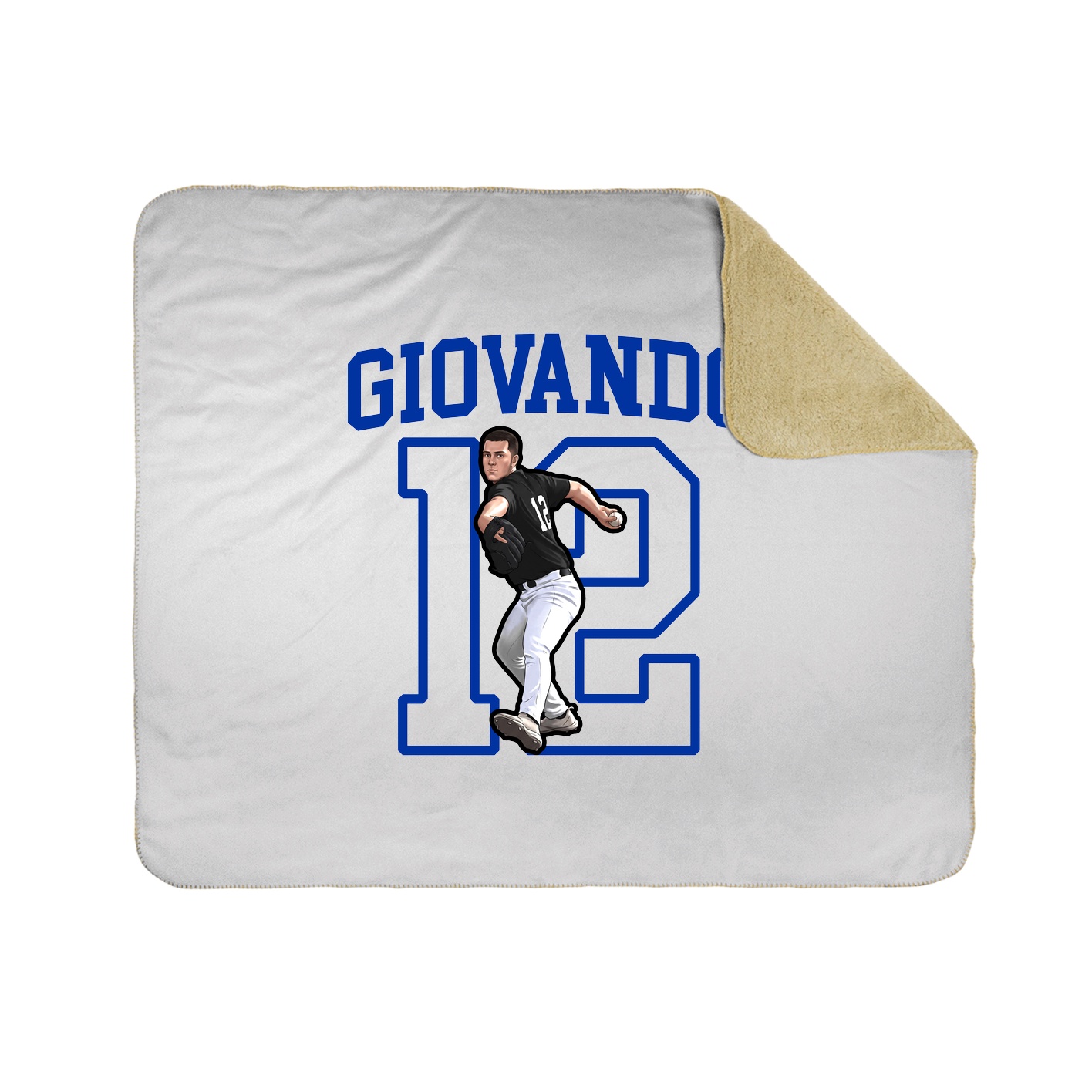 Throw Blanket — Shirsey in White