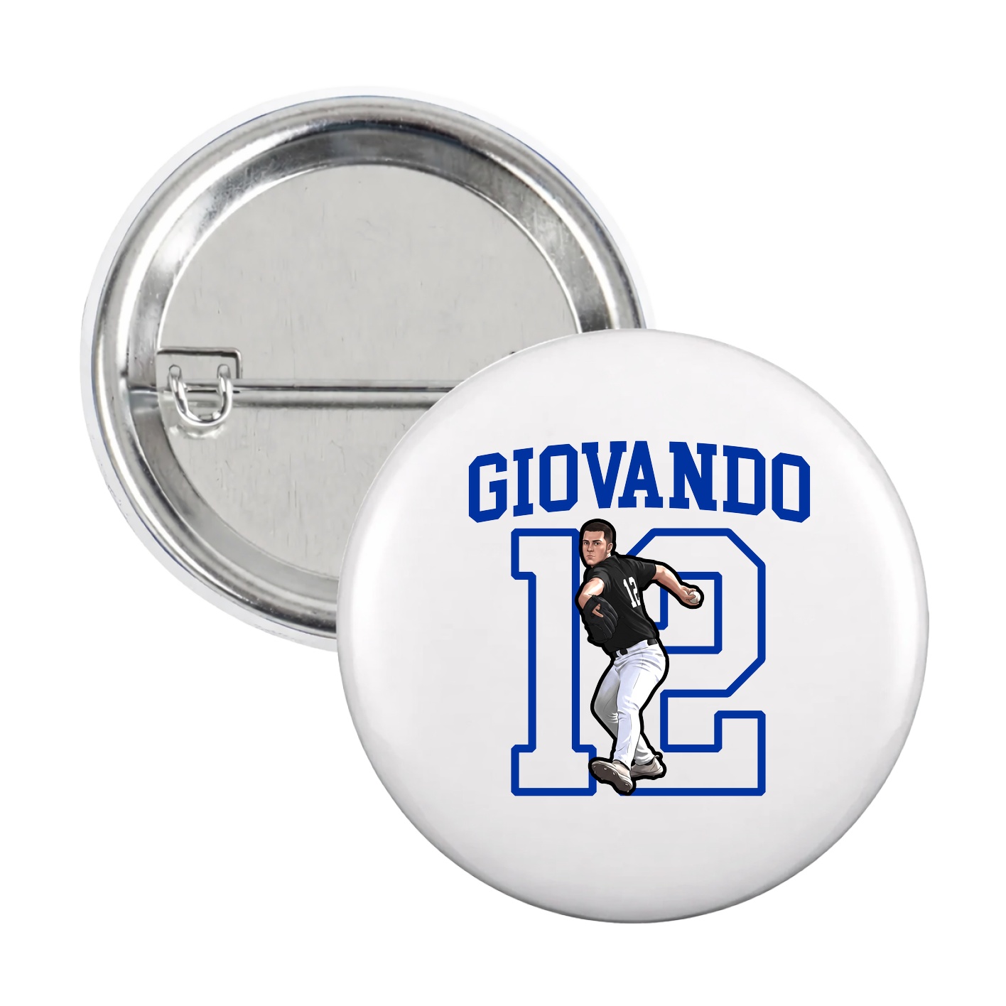 Game Day Button — Shirsey in White
