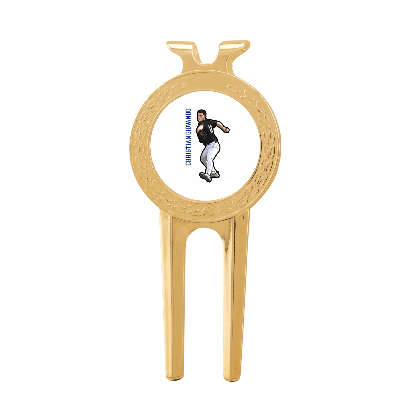 Divot Tool with Ball Marker — Name Vertical in Classic