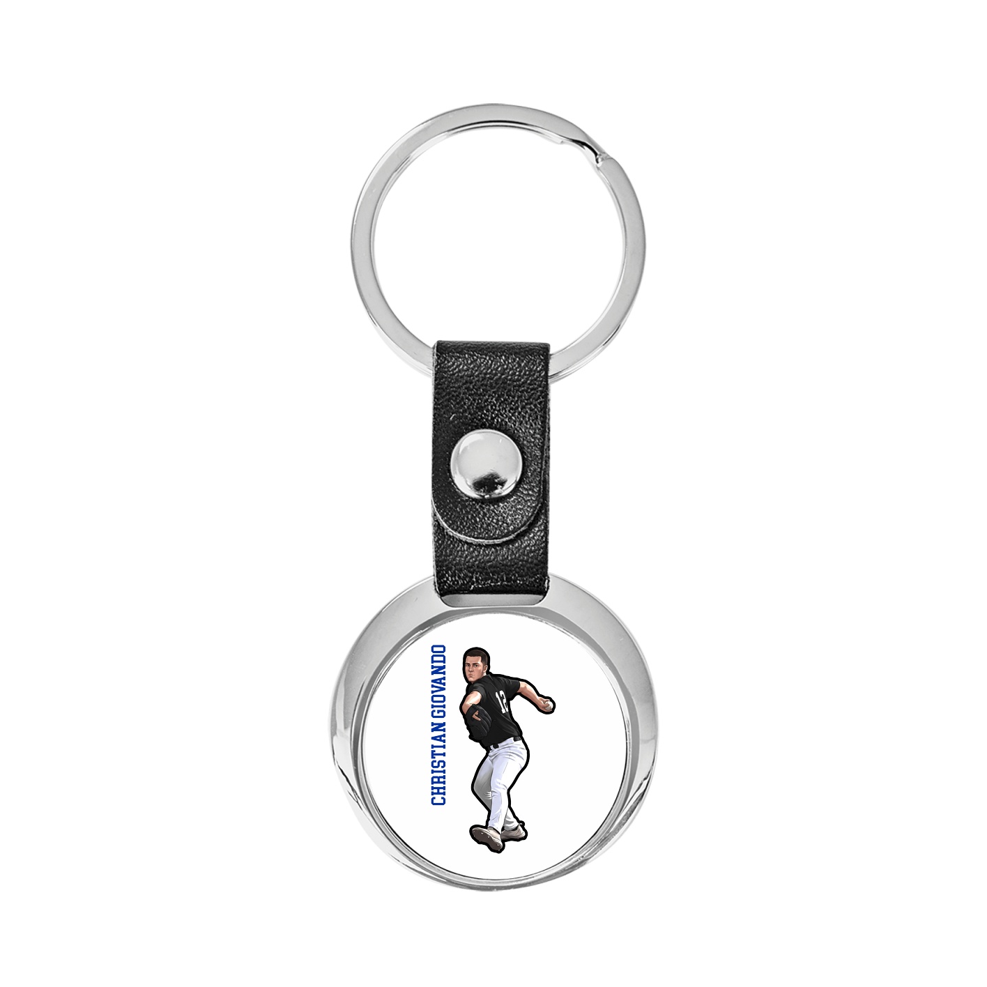 Key Chain — Name Vertical in Classic