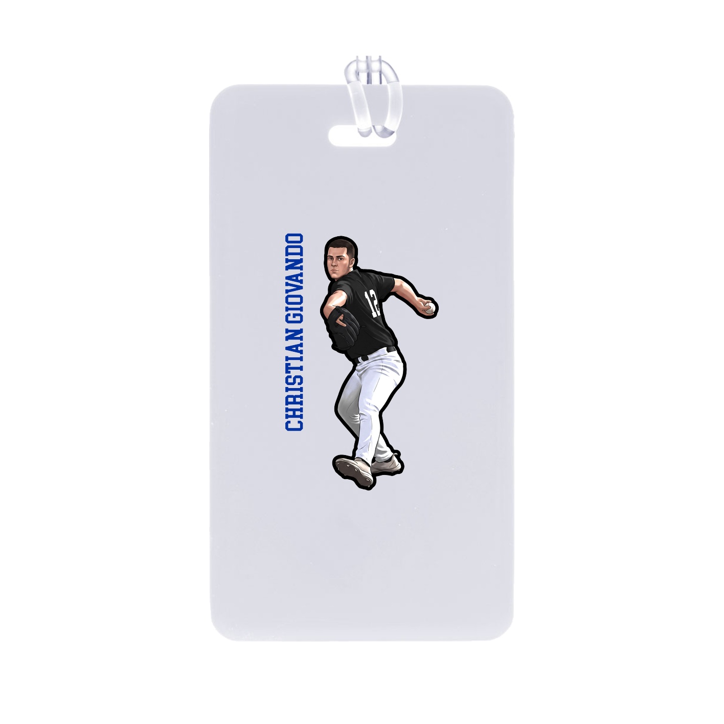 Bag Tag — Name Vertical in Classic