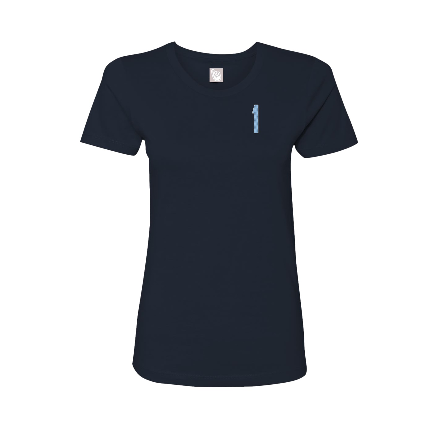 Fitted Women's Tee — Front Shirsy in Navy