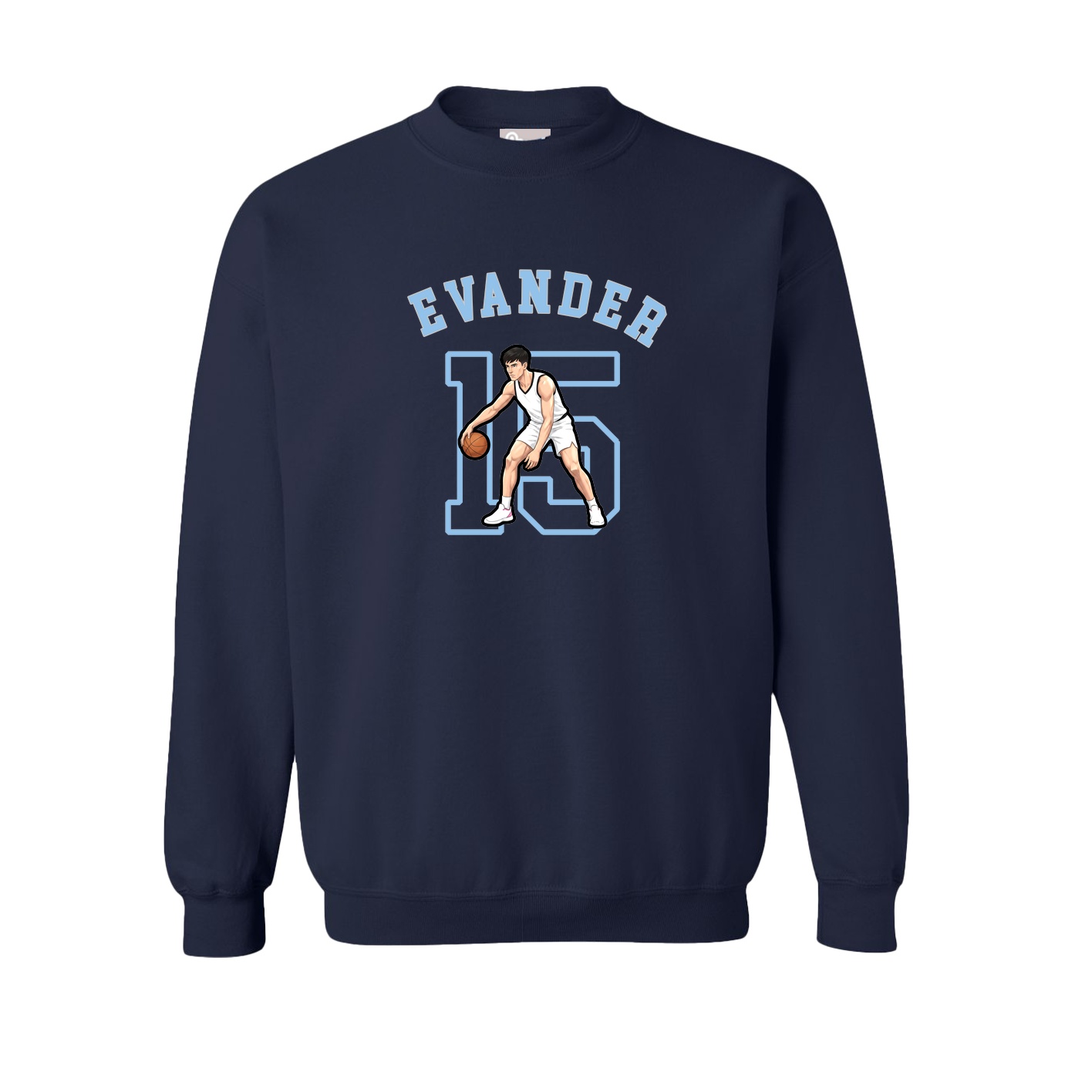 Fleece Crew — Shirsey Arch in Navy