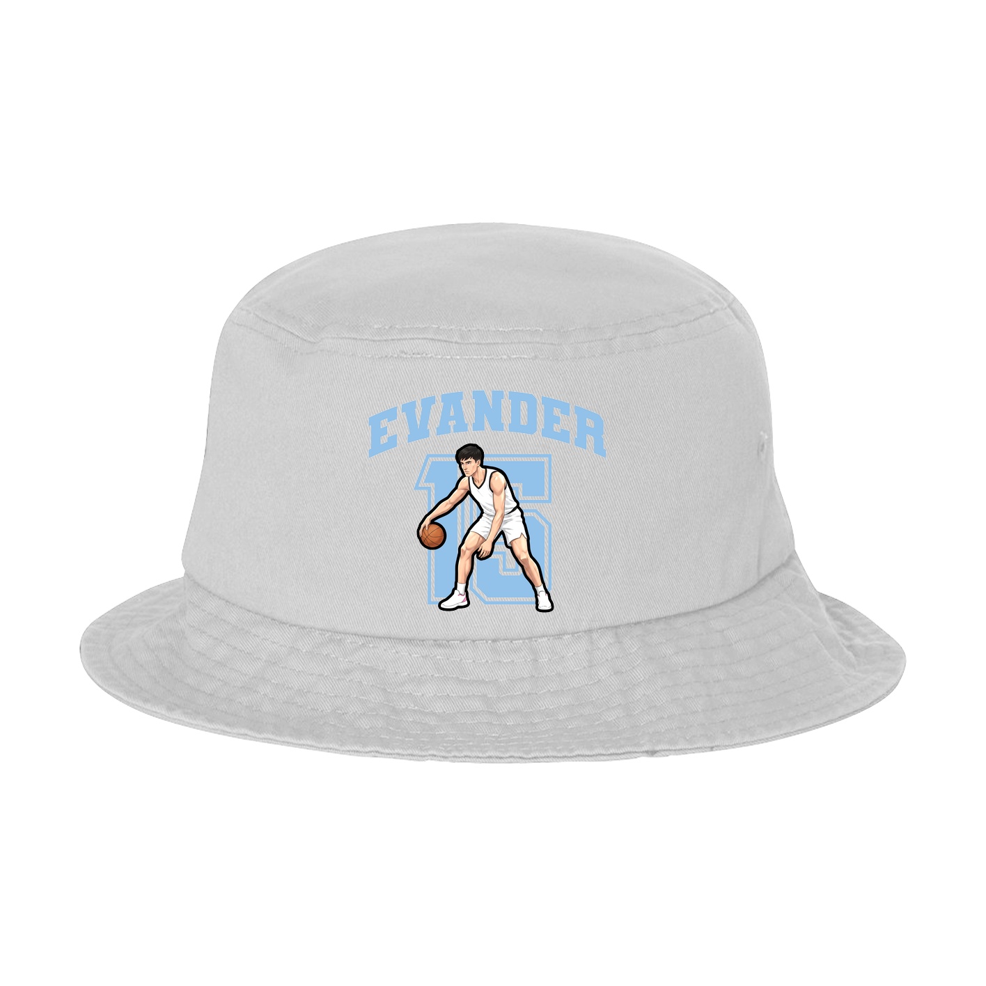 Bucket Cap — Number in White