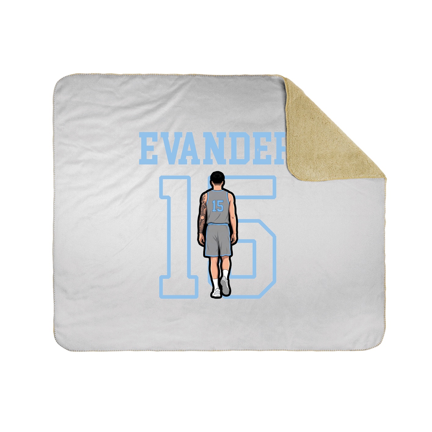Throw Blanket — Shirsey in White