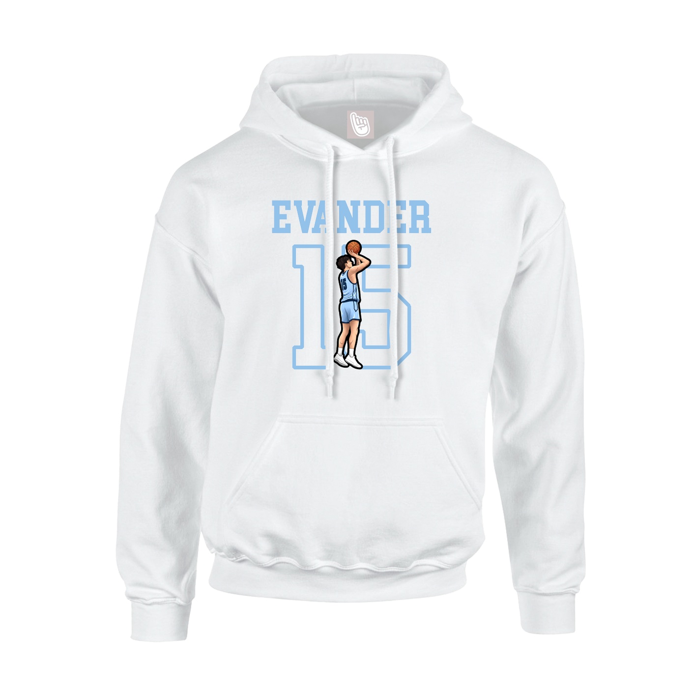 Hoodie — Shirsey in White
